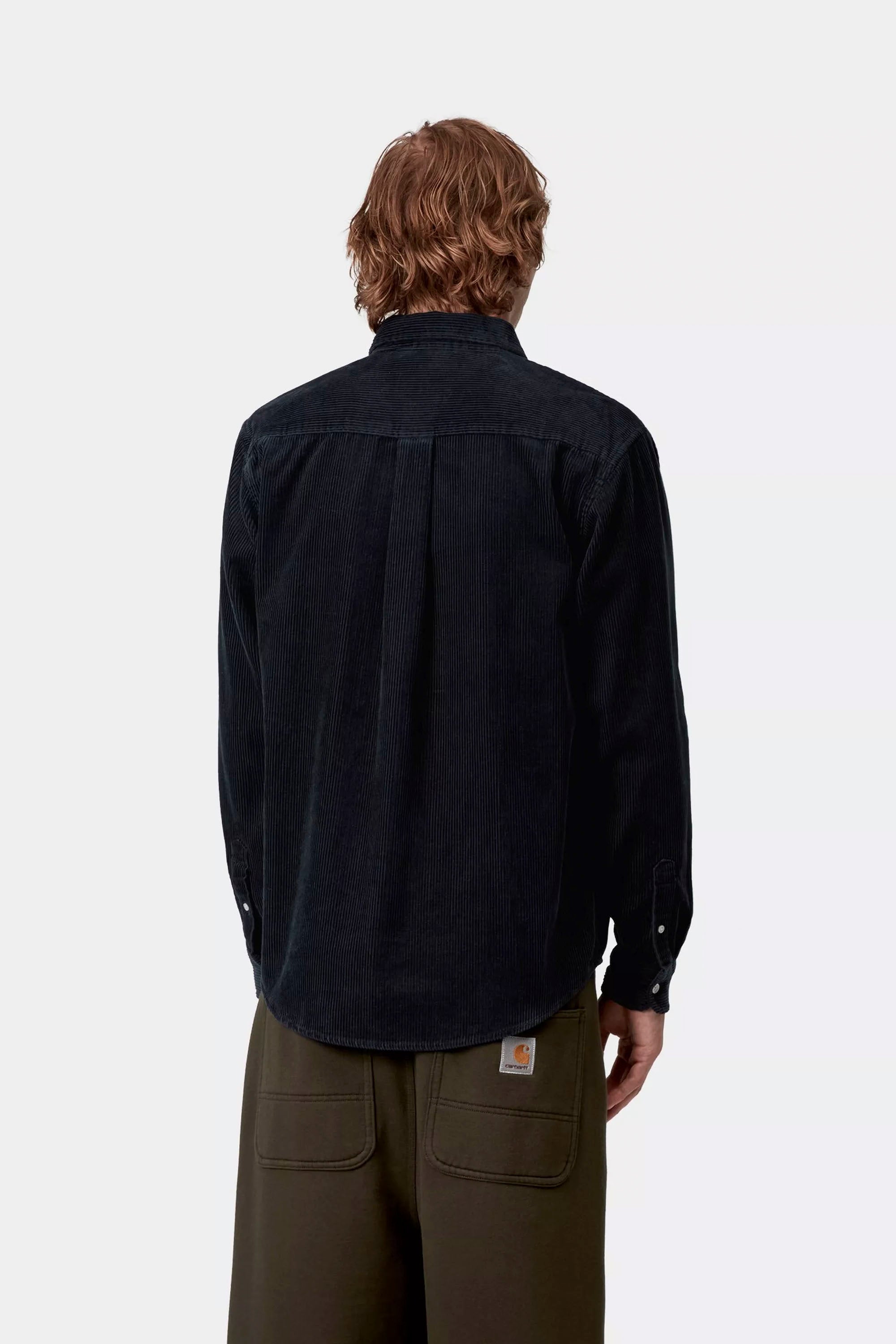 Happylifeshops Carhartt WIP L/S Madison Cord Shirt Dark Navy corduroy relaxed fit