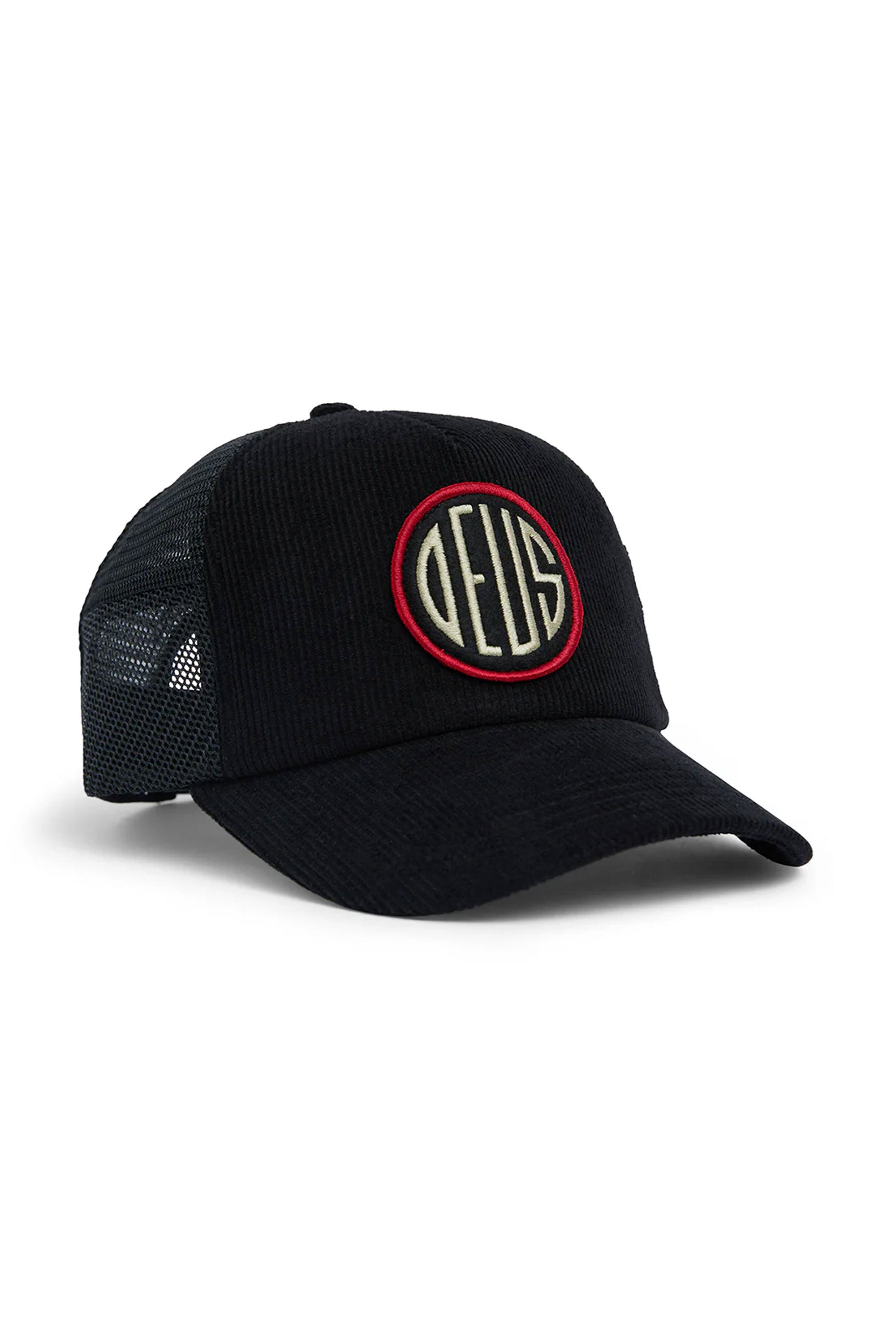 Happylifeshops Cap Deus Egg Pill Cord Trucker Black