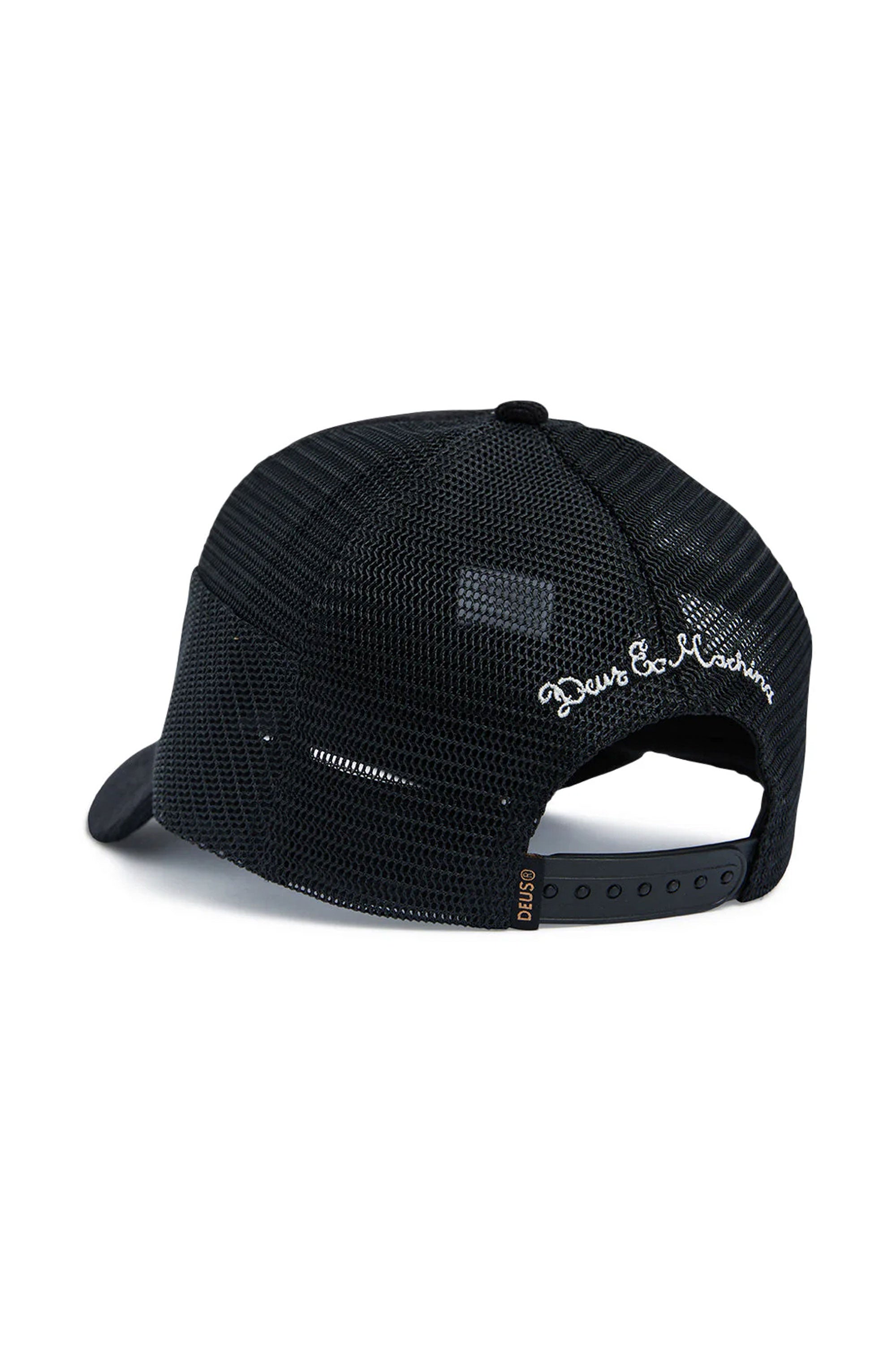 Happylifeshops Cap Deus Egg Pill Cord Trucker Black