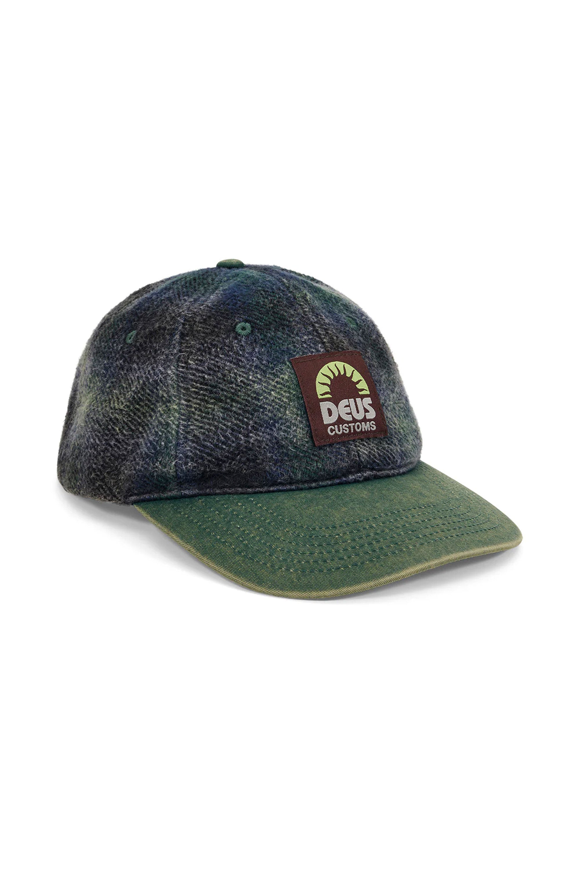 Happylifeshops Cap Deus Vacay Check Black Check