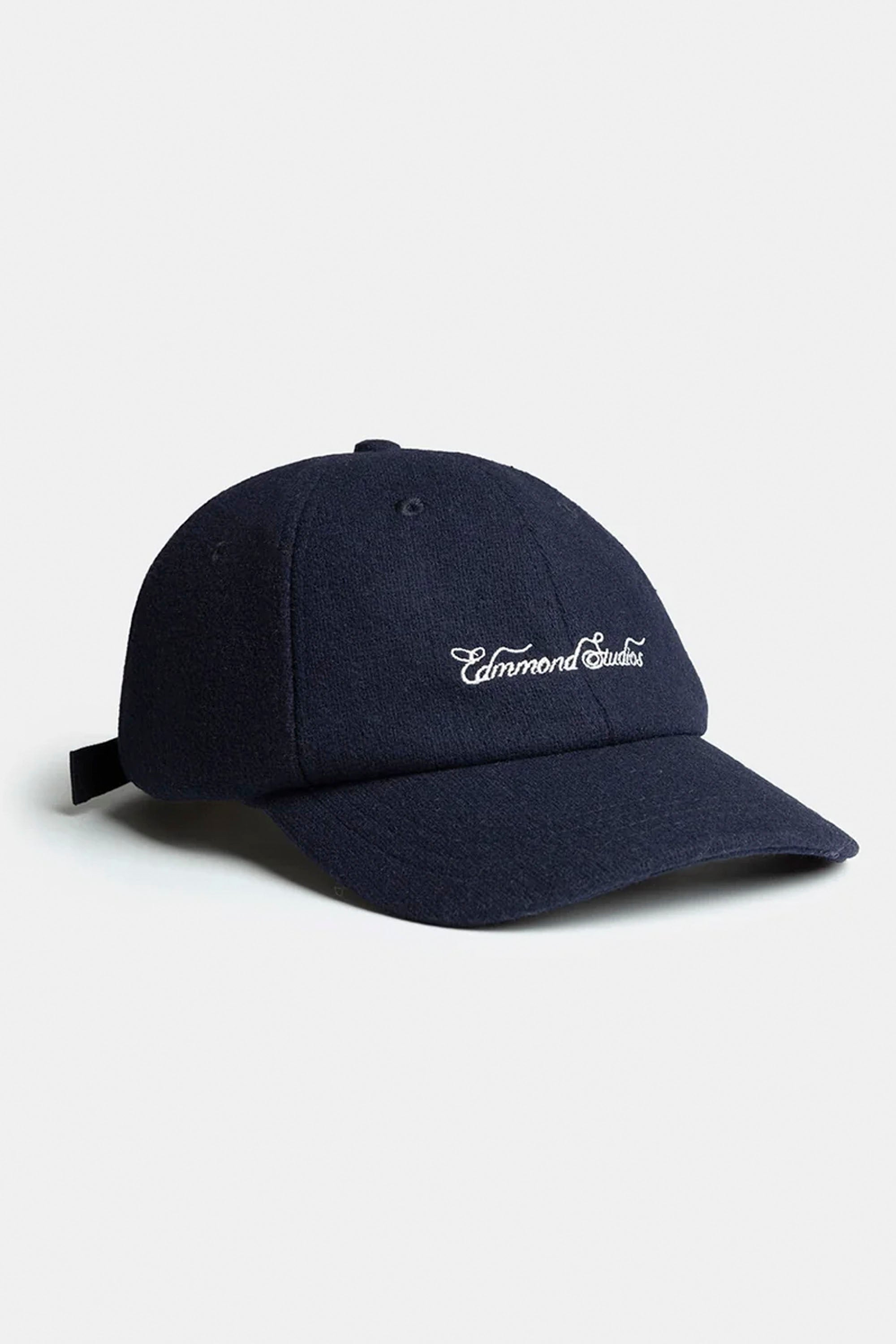 Happylifeshops Edmmond Studios LYLES cap plain navy minimal logo