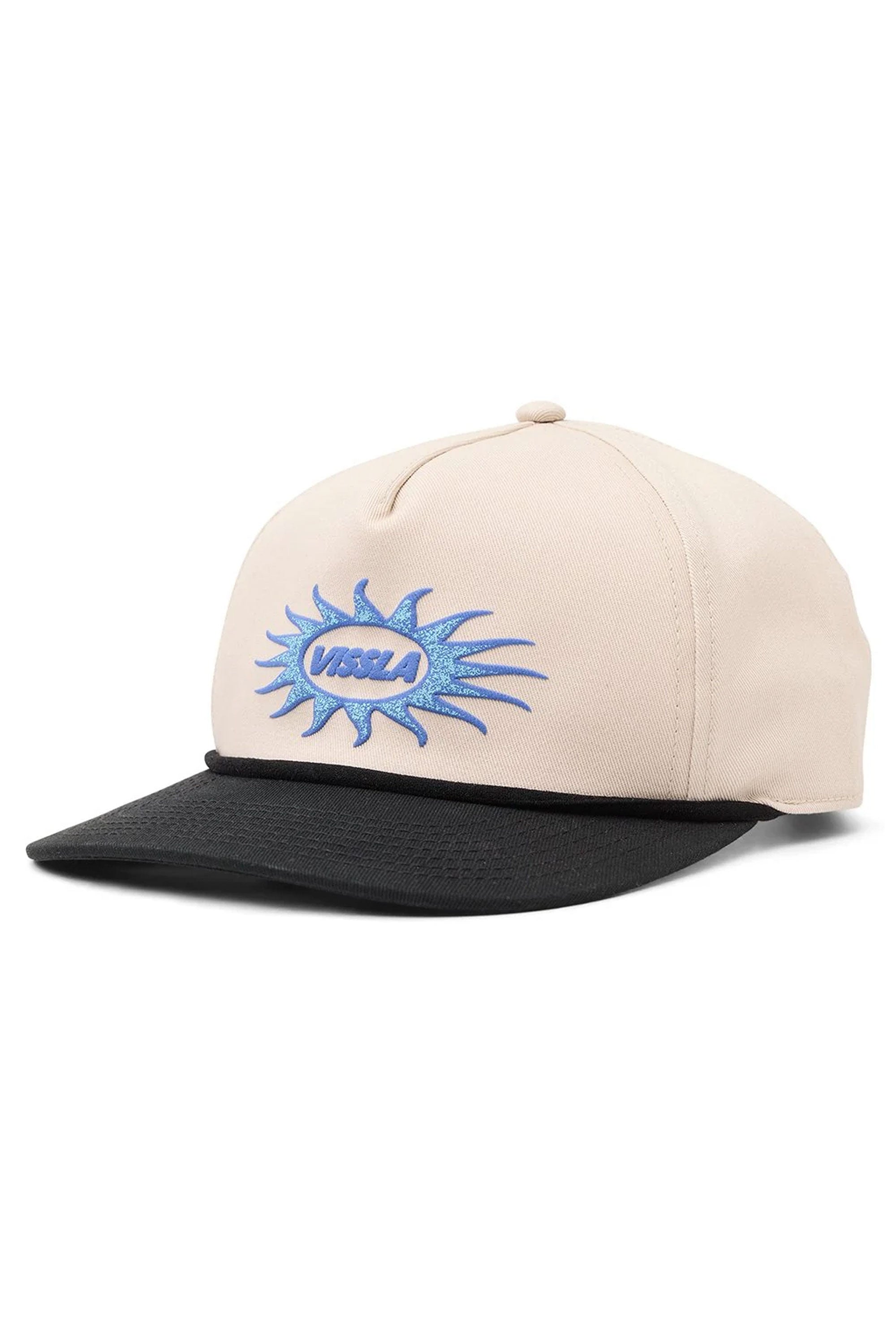 Vissla Happylifeshops Signature Hat Bon Bone washed cotton twill 5-panel snapback