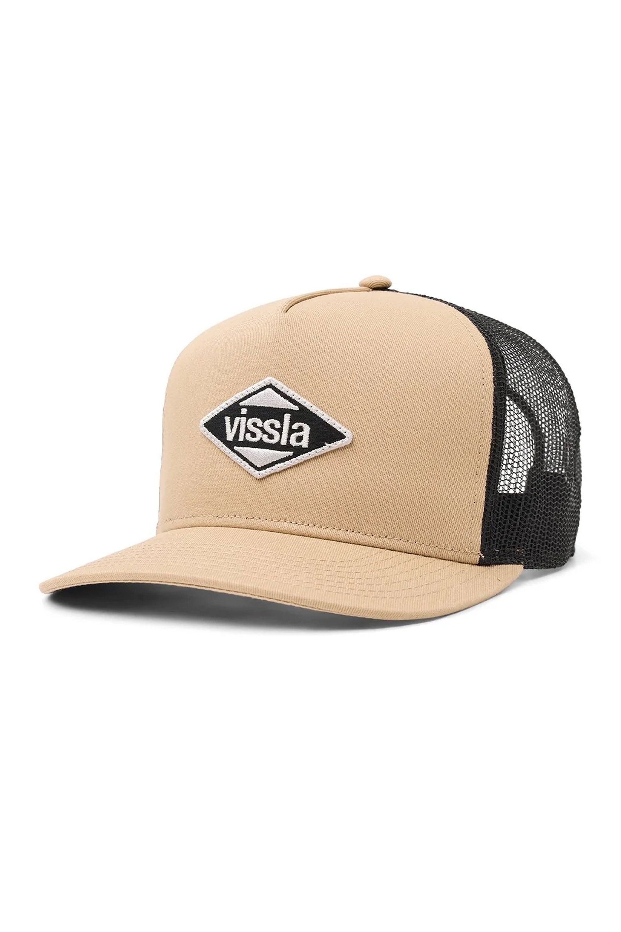 Vissla Happylifeshops Signature Hat Bon Bone washed cotton twill 5-panel snapback