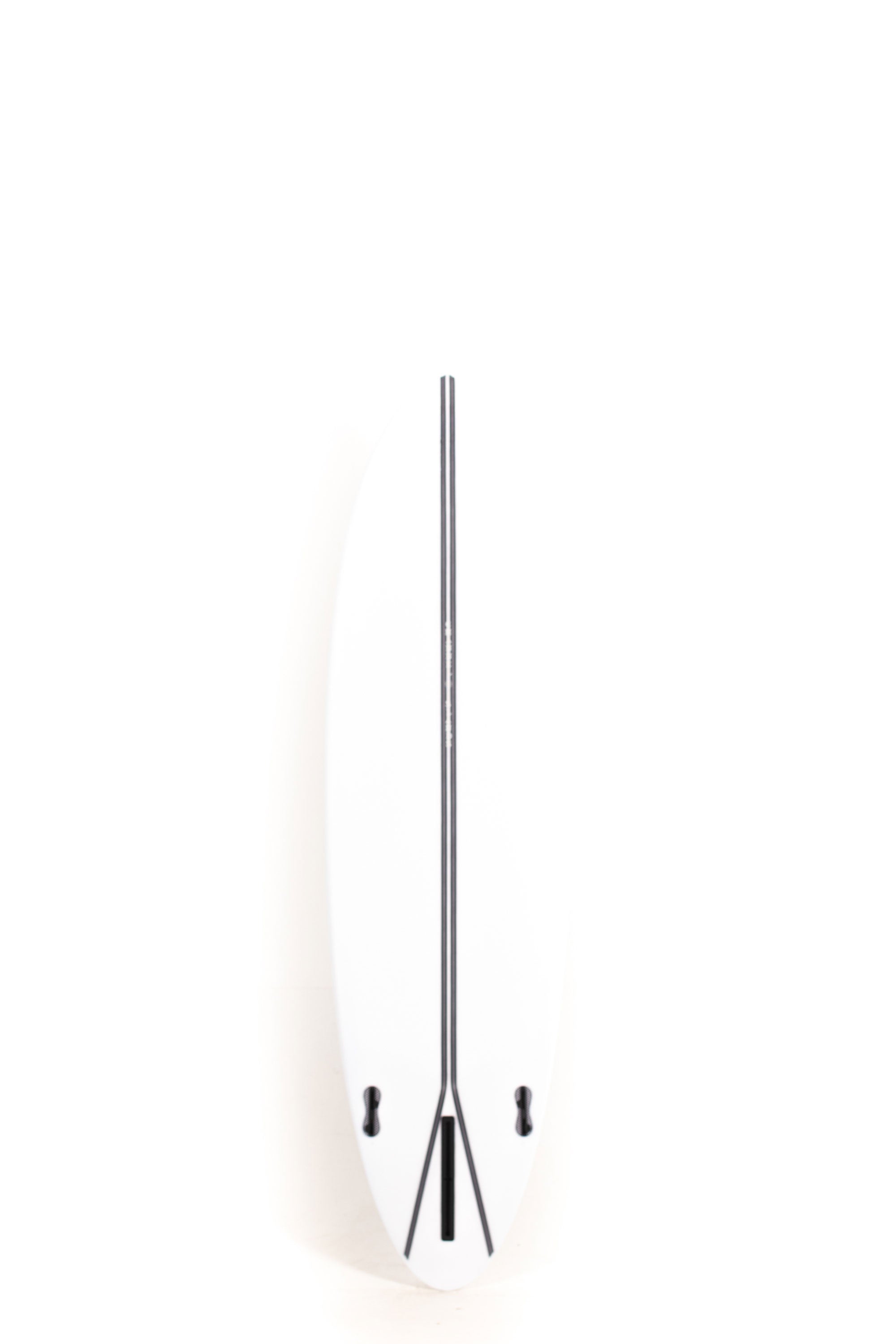 White Channel Islands CI MID Surfboard with black carbon strip in the middle size 6'6" at Happylifeshops - 2