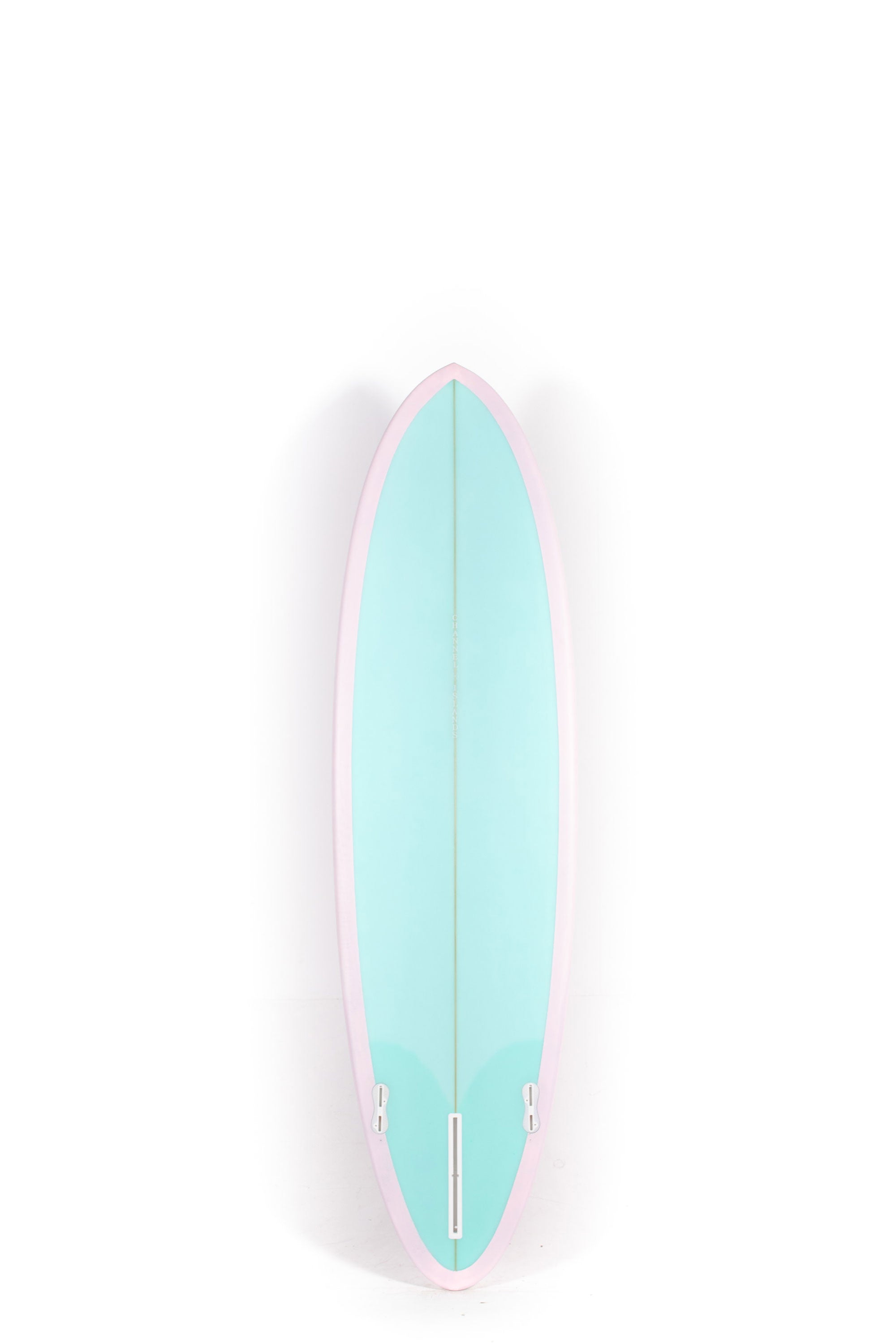 Pink and turquoise Channel Islands CI MID Surfboard size 6'8" at Happylifeshops - 2