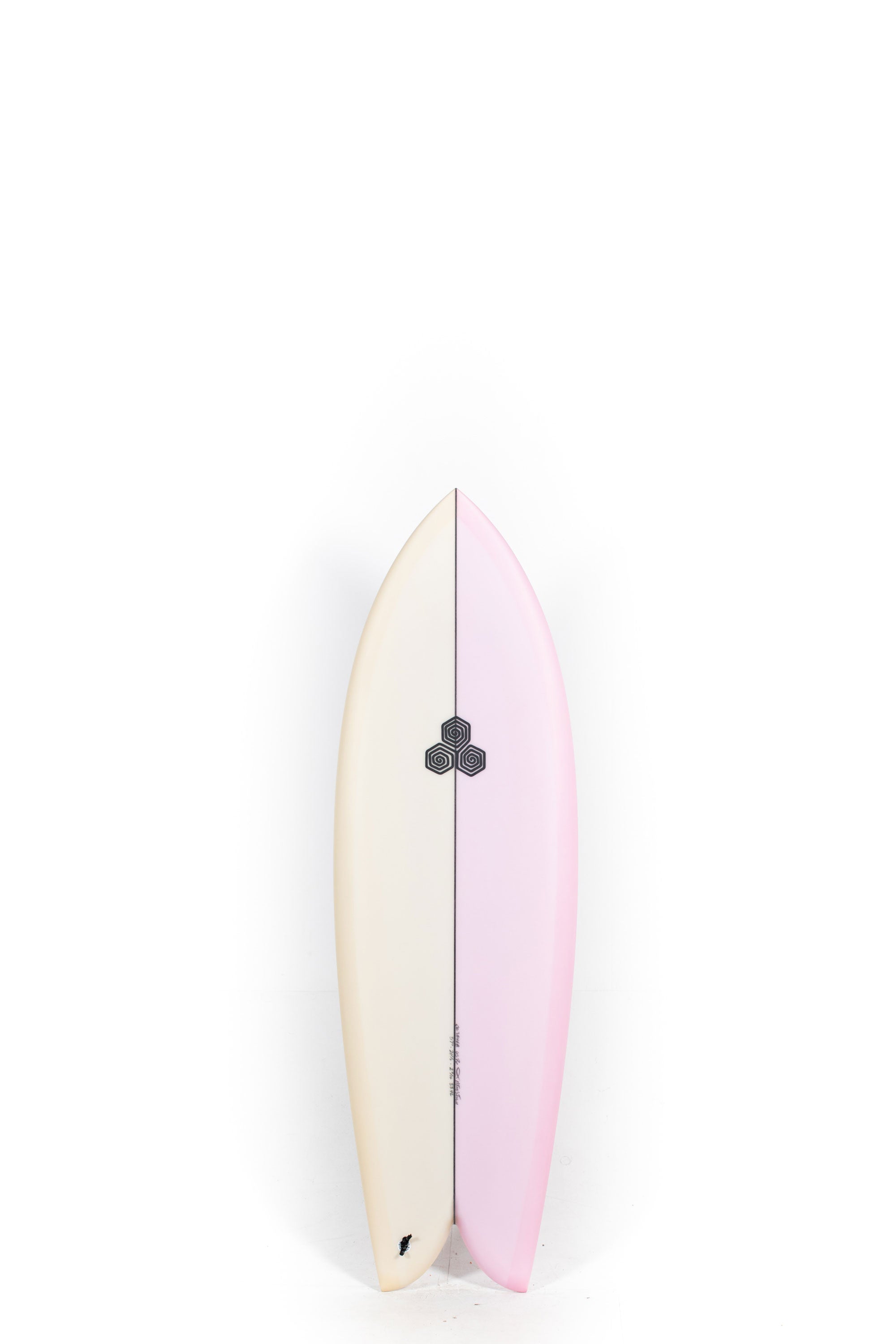 Beige and pink Channel Islands Feb's Fish Surfboards size 5'7" at Happylifeshops