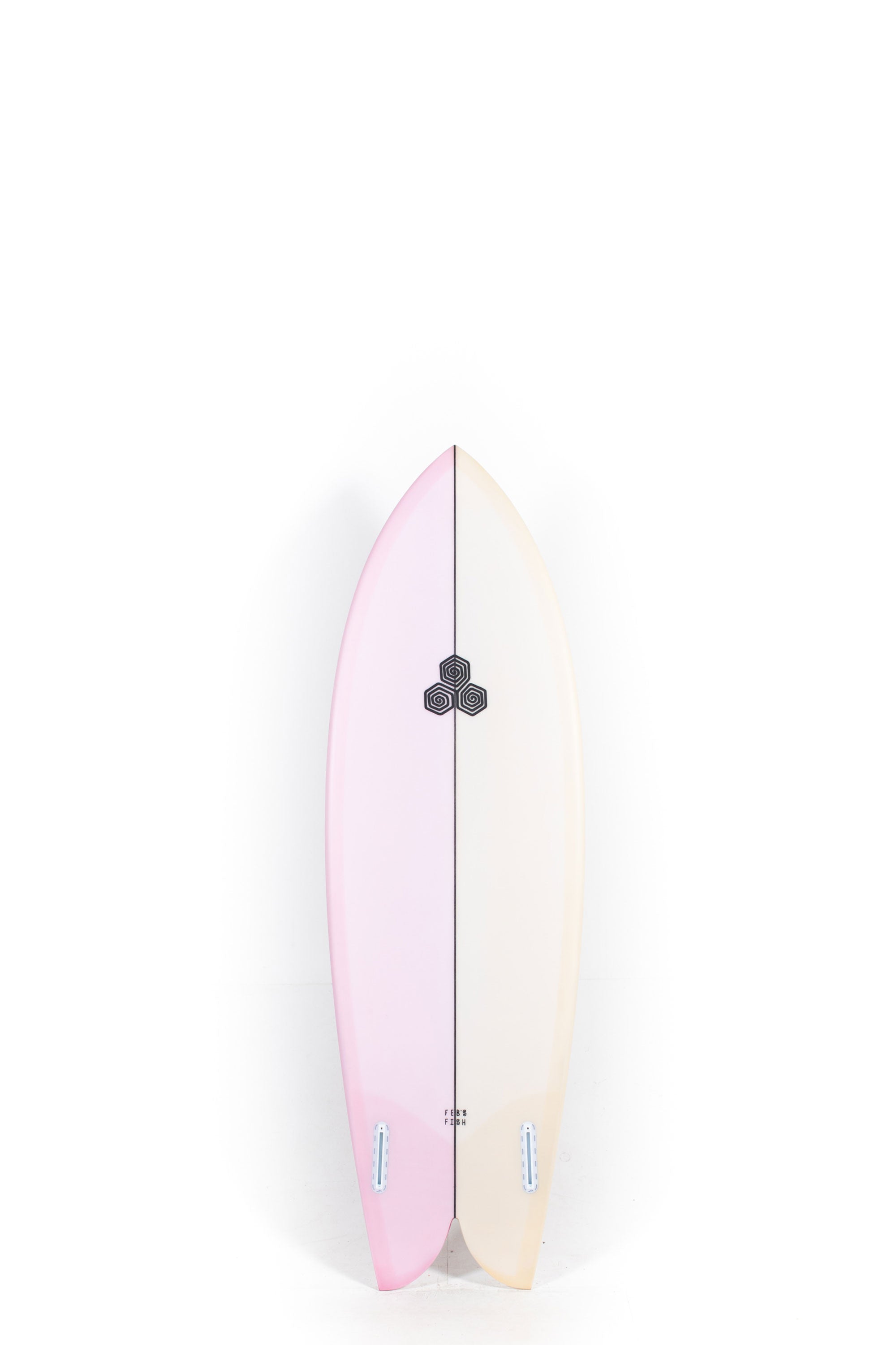 Beige and Pink Channel Islands Feb's Fish size 5'9" at Happylifeshops - 2