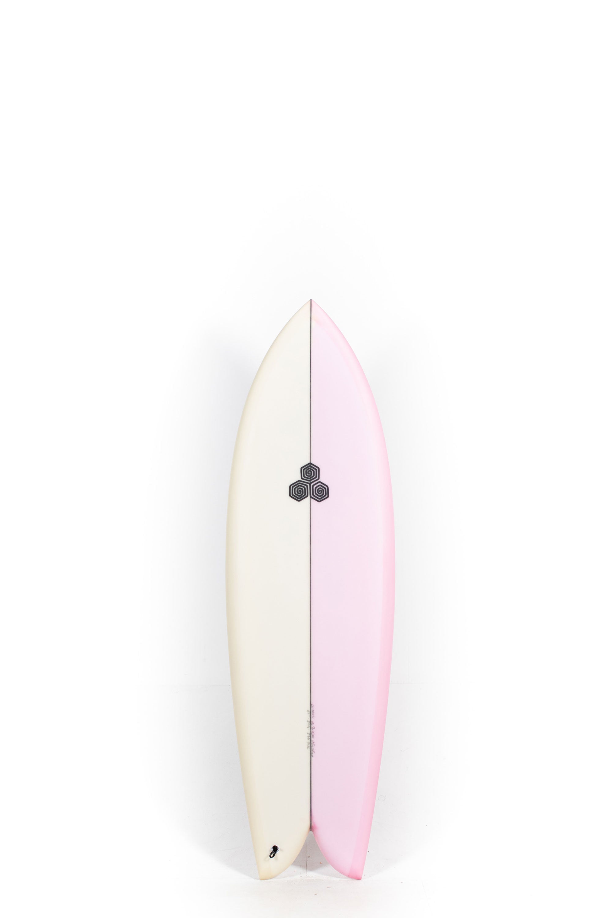 Pink and Beige Channel Islands Feb's Fish Surfboard size 6'1" at Happylifeshops