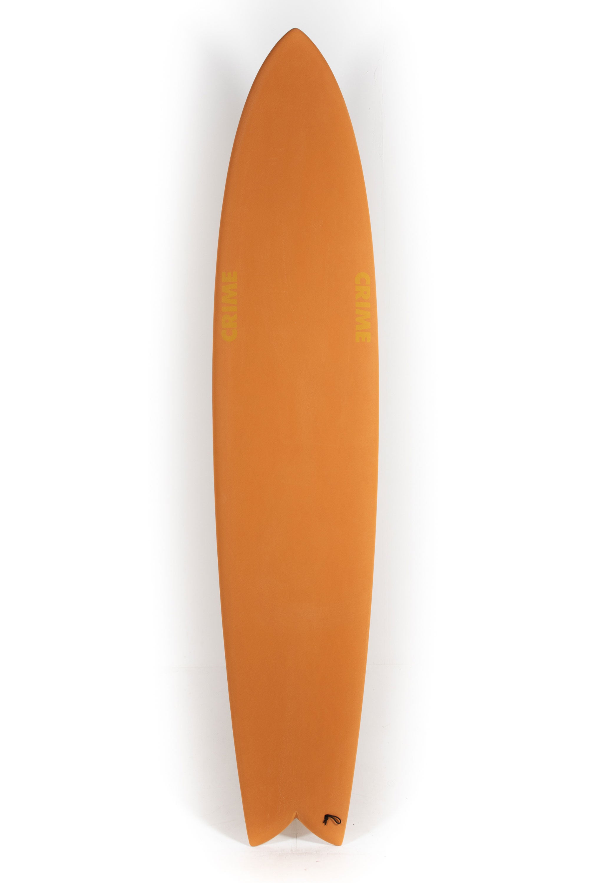 Orange Crime LONG FISH Surfboard size 9'5" at Happylifeshops