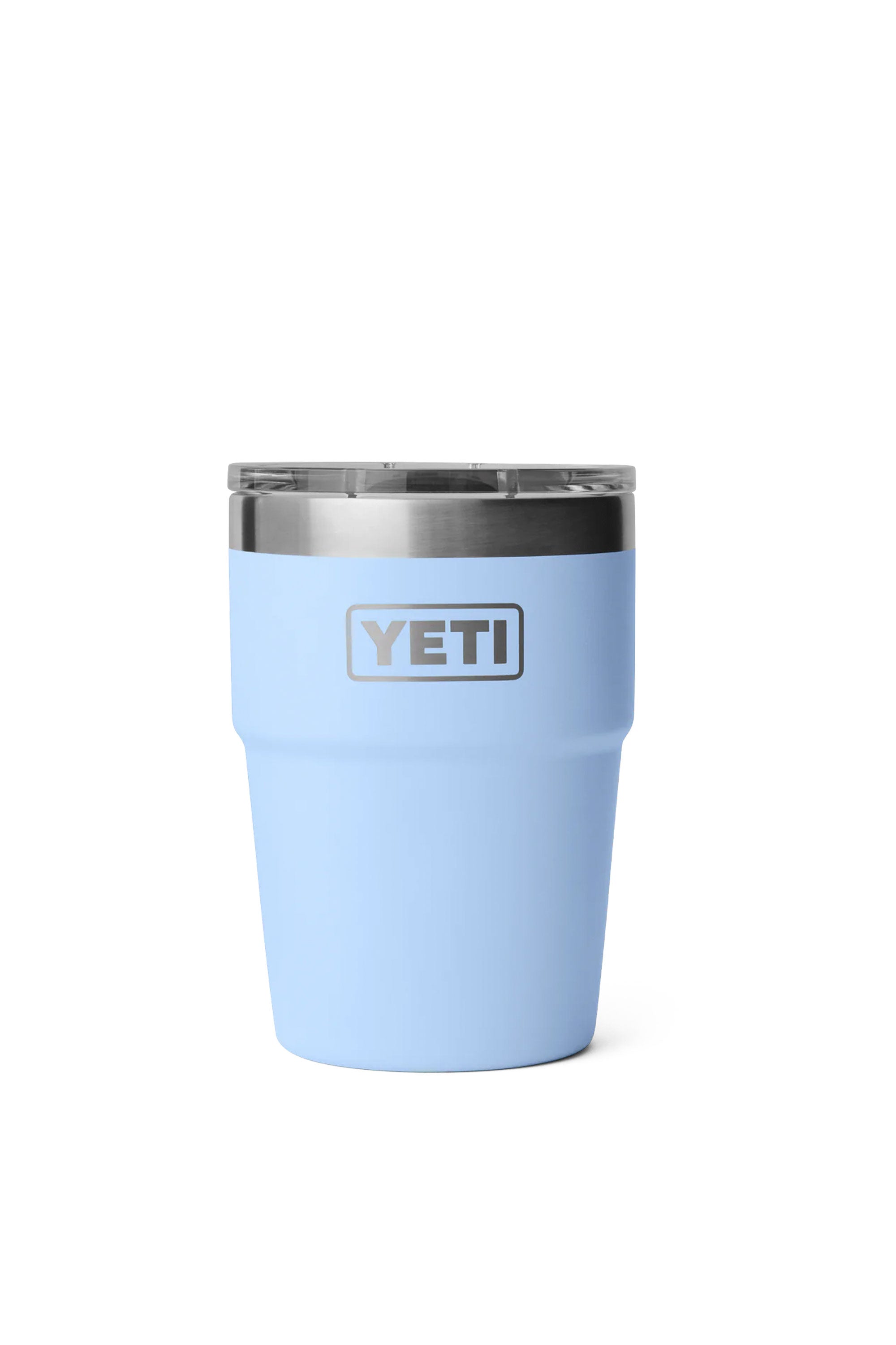 Happylifeshops Drinkware Yeti Rambler 16OZ Stackable Cup Big Sky Blue