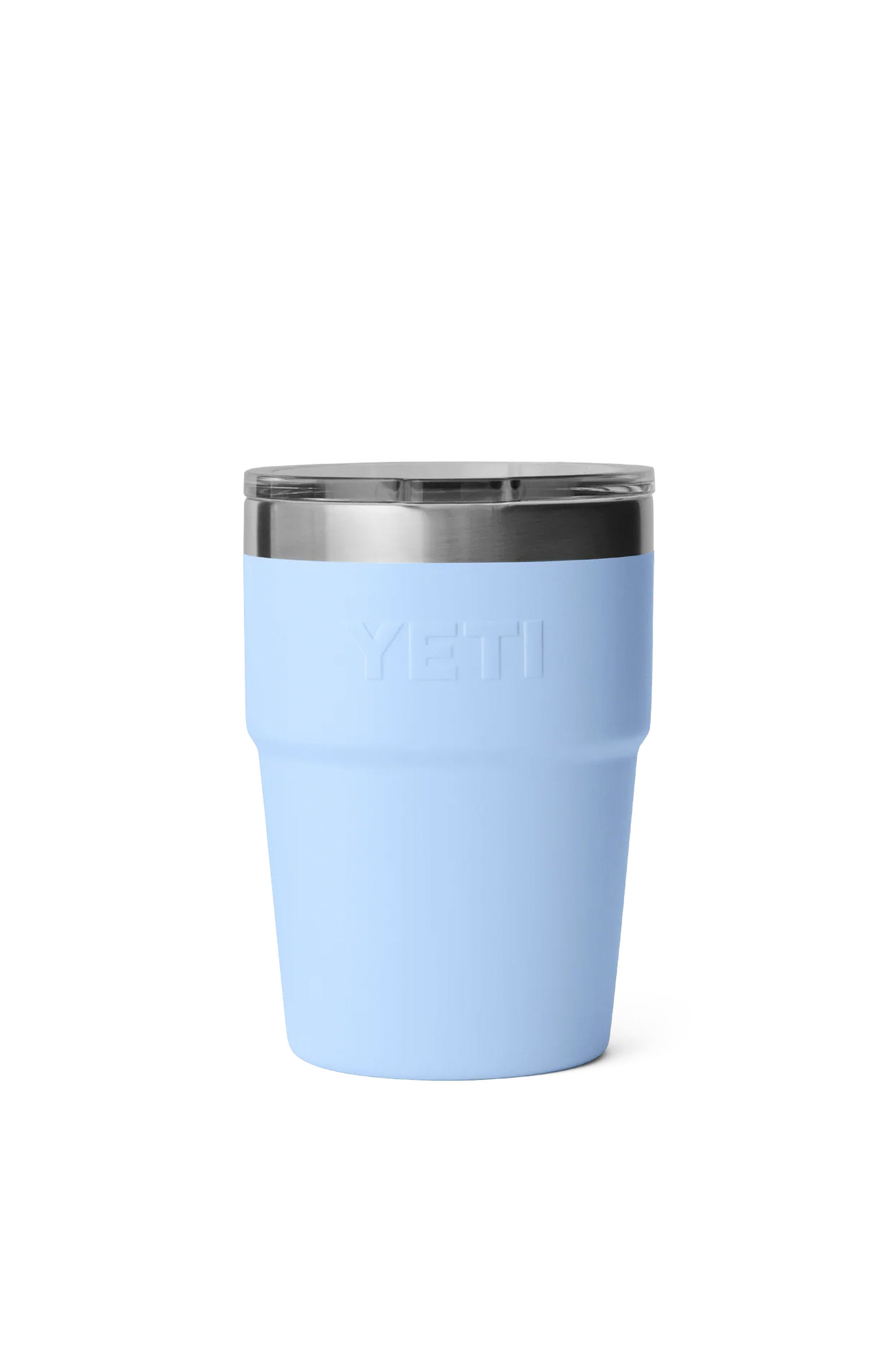 Happylifeshops Drinkware Yeti Rambler 16OZ Stackable Cup Big Sky Blue