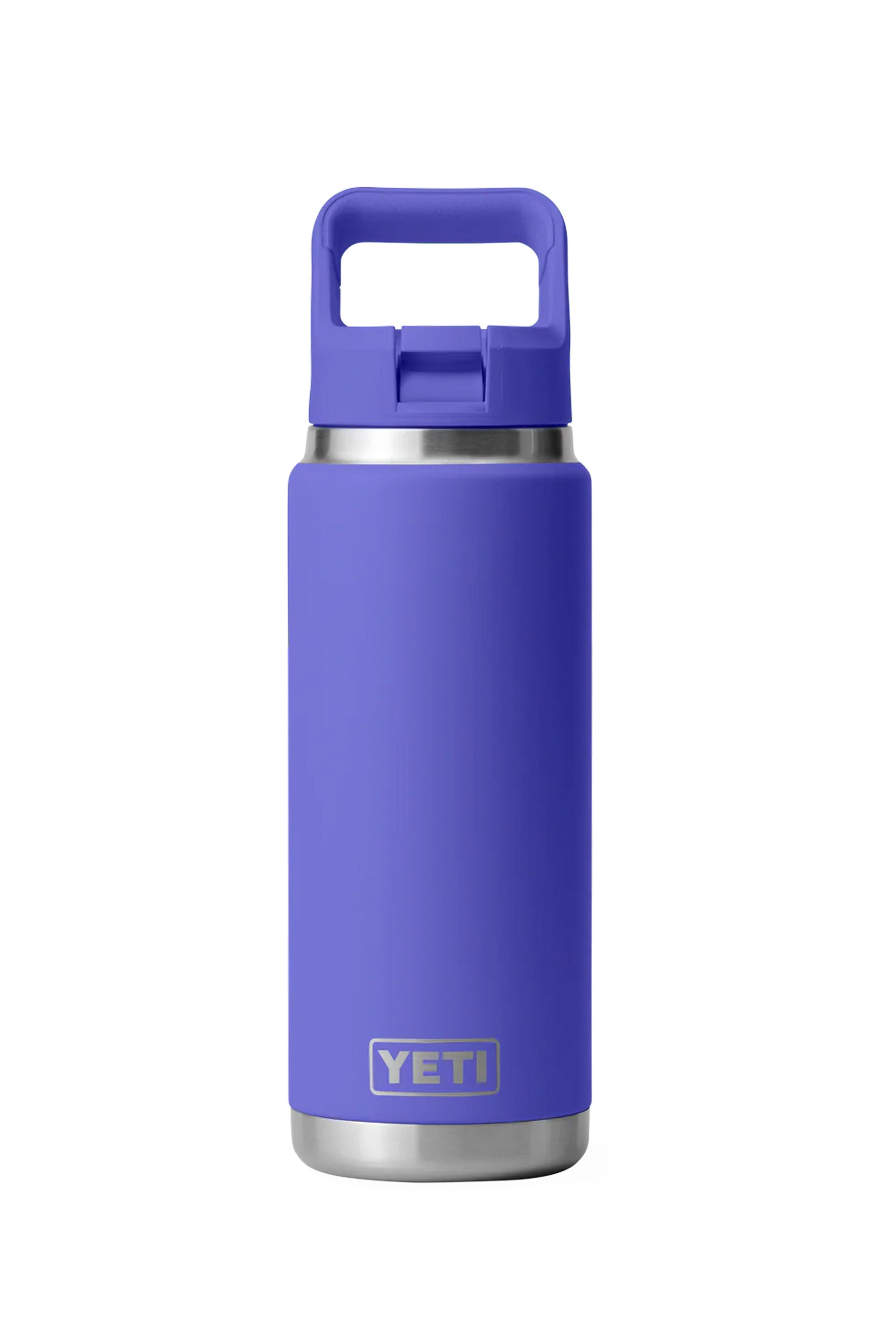 Happylifeshops Drinkware Yeti Rambler 26OZ Colour Straw Bottle Ultramarine Violet
