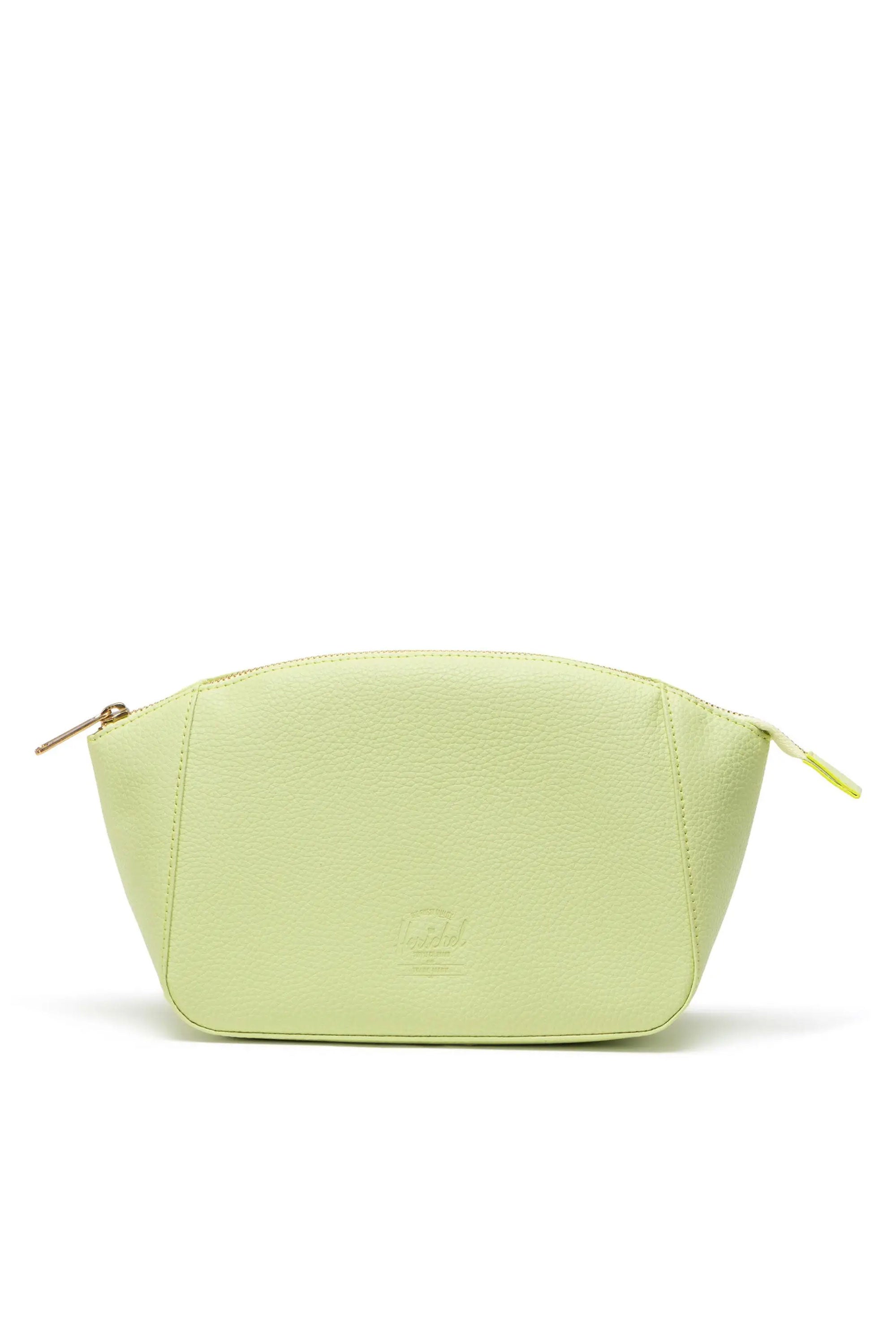 Happylifeshops Handbag Herschel Milan Toiletry Bag Vegan Leather Shadow Lime
