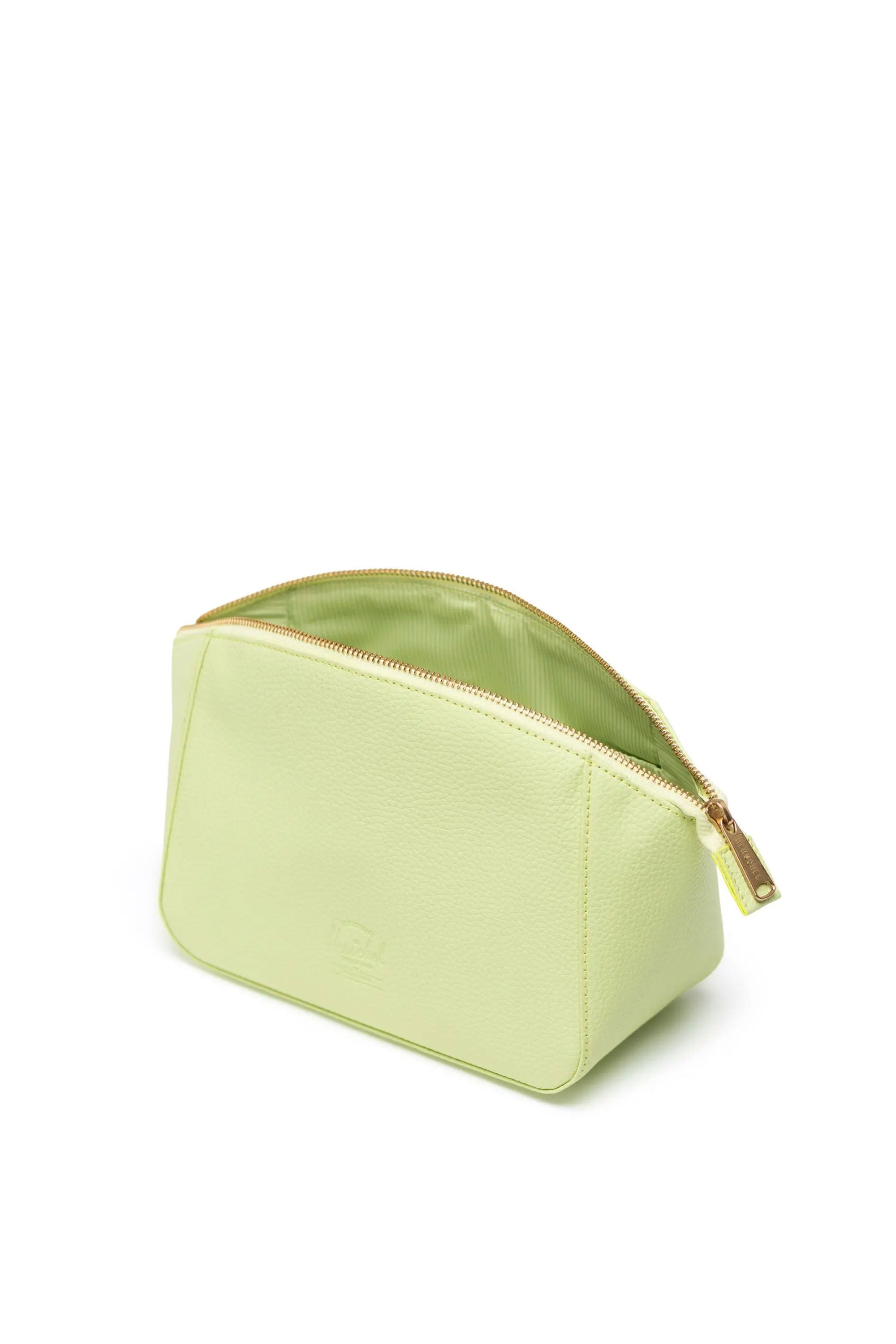 Happylifeshops Handbag Herschel Milan Toiletry Bag Vegan Leather Shadow Lime
