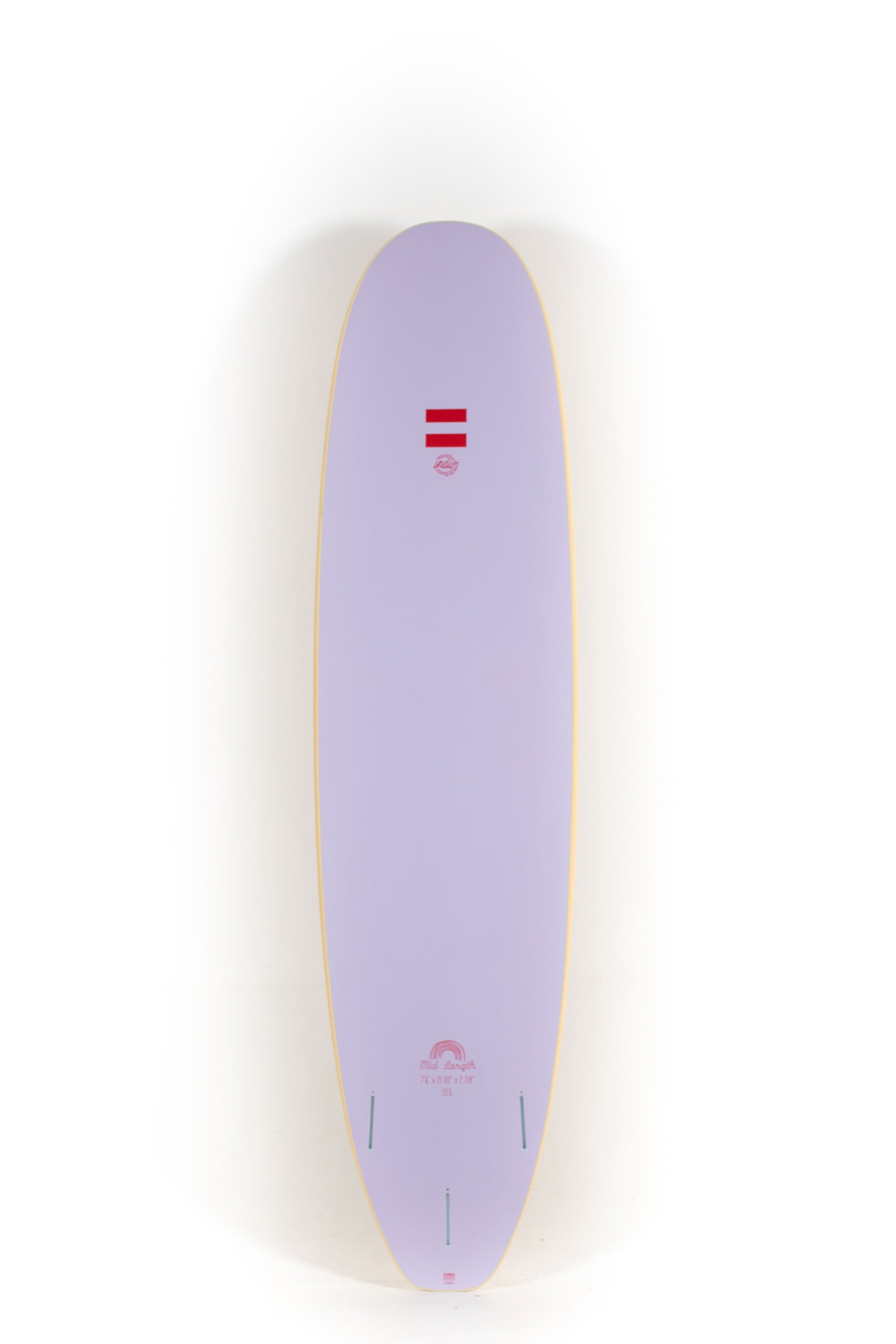 Yellow Softboard by Indio Surfboards Mid Length size 7'6" at Happylifeshops - 2