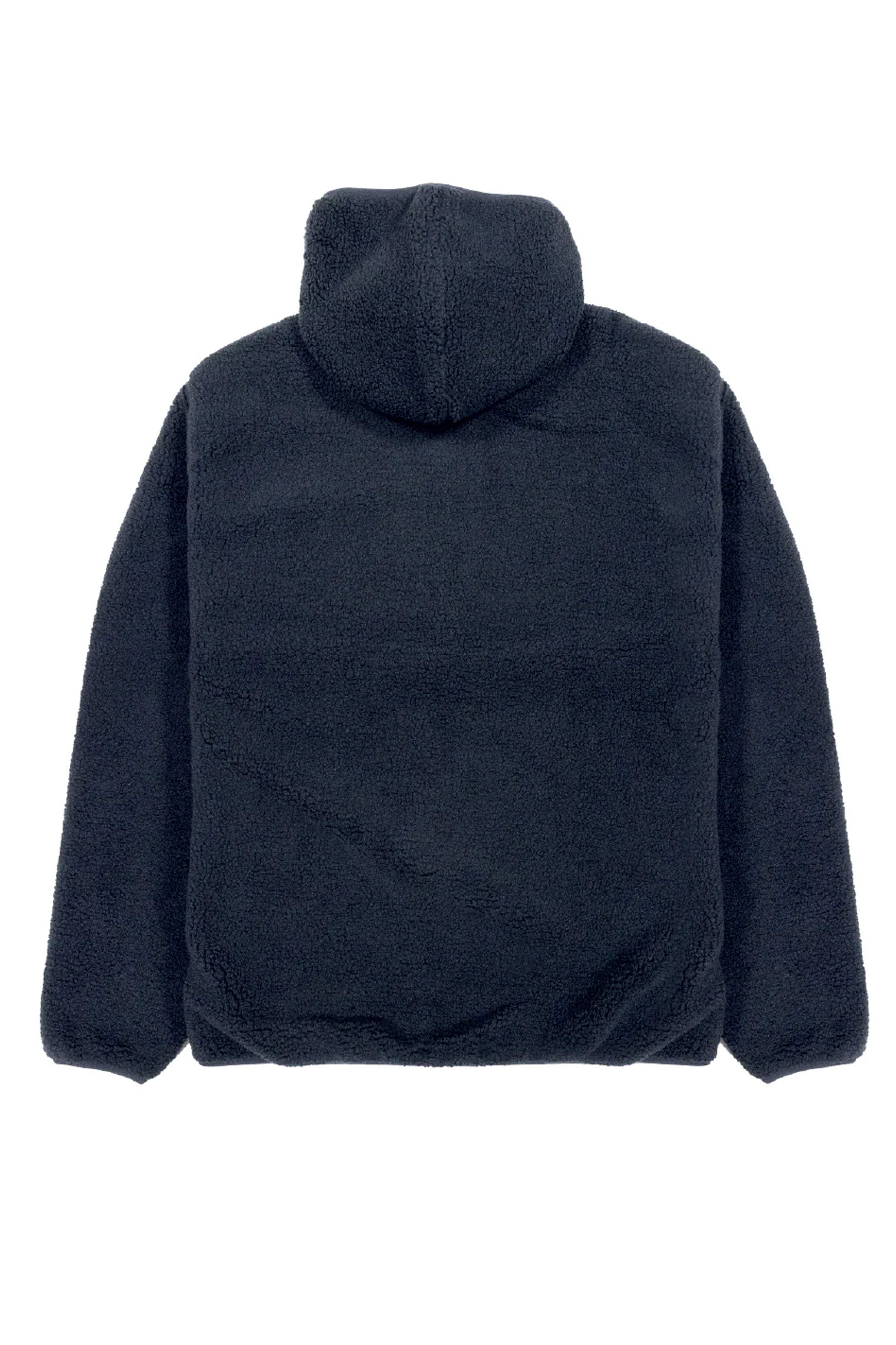 Vissla Happylifeshops Legall Sherpa Zip Hoodie black recycled fleece