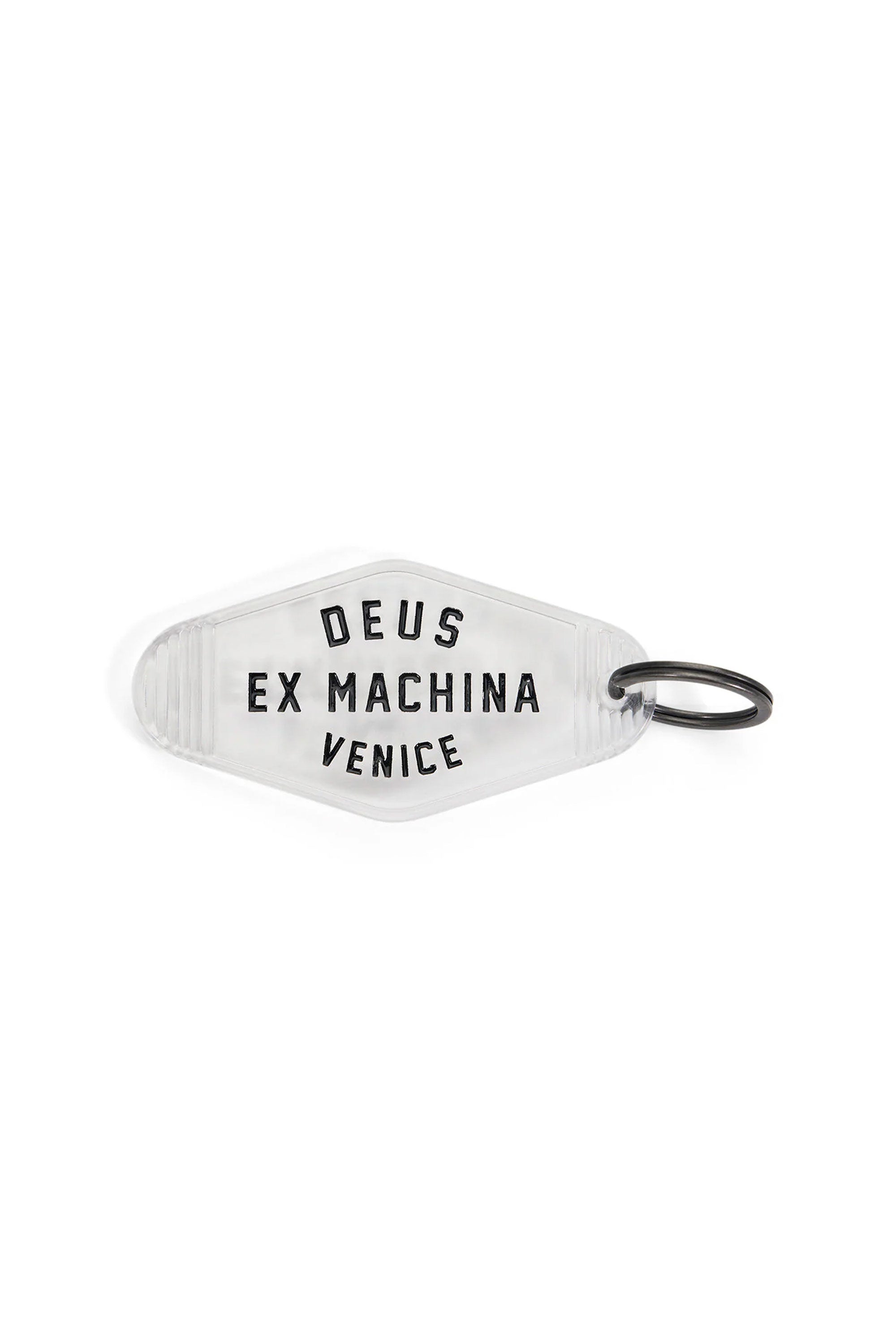 Happylifeshops Keychain Deus Venice Key Tag Clear