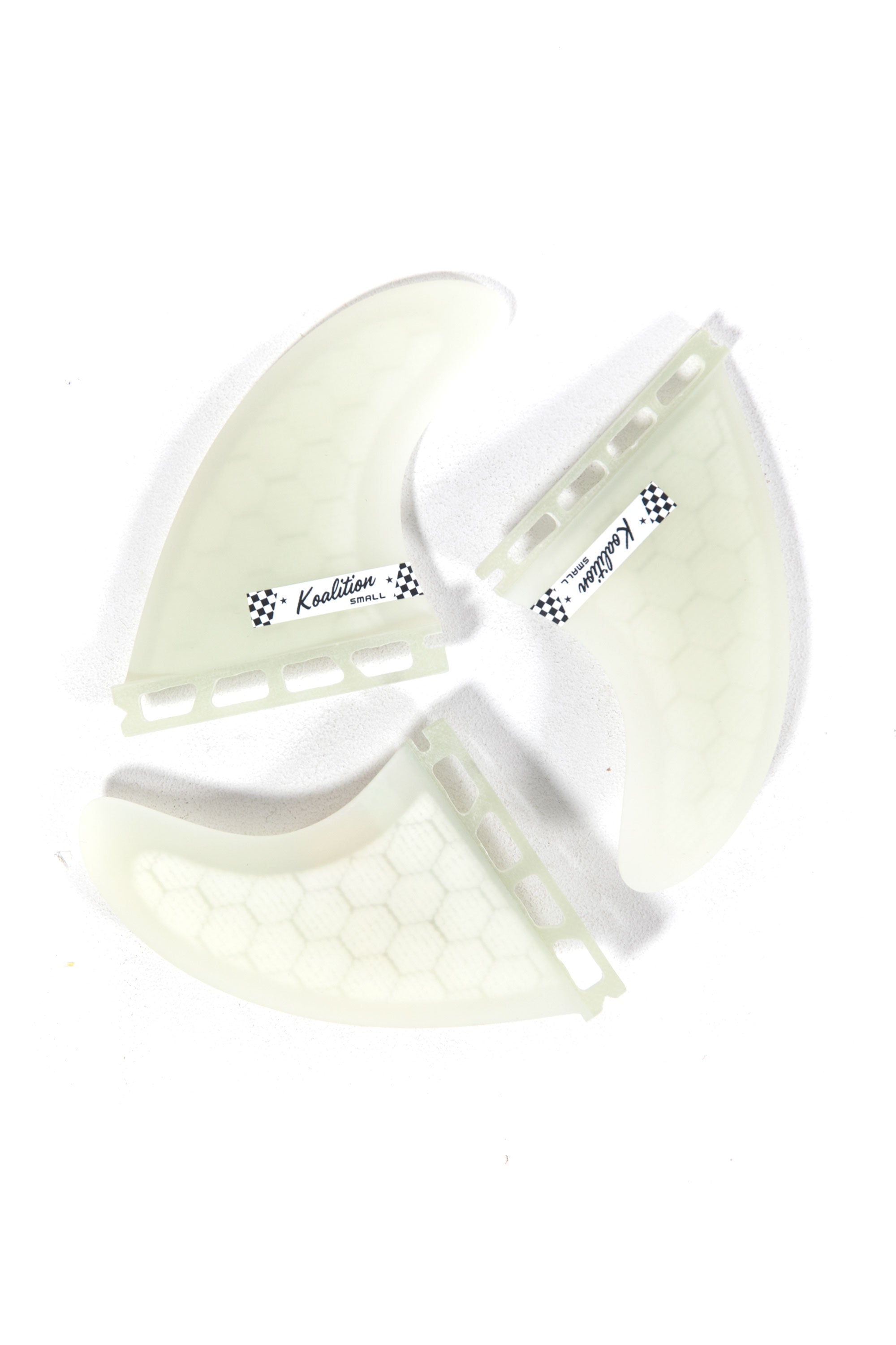 Pukas-Surf-Shop-Koalition-Fins-the-base-clear-s-white-3-fins