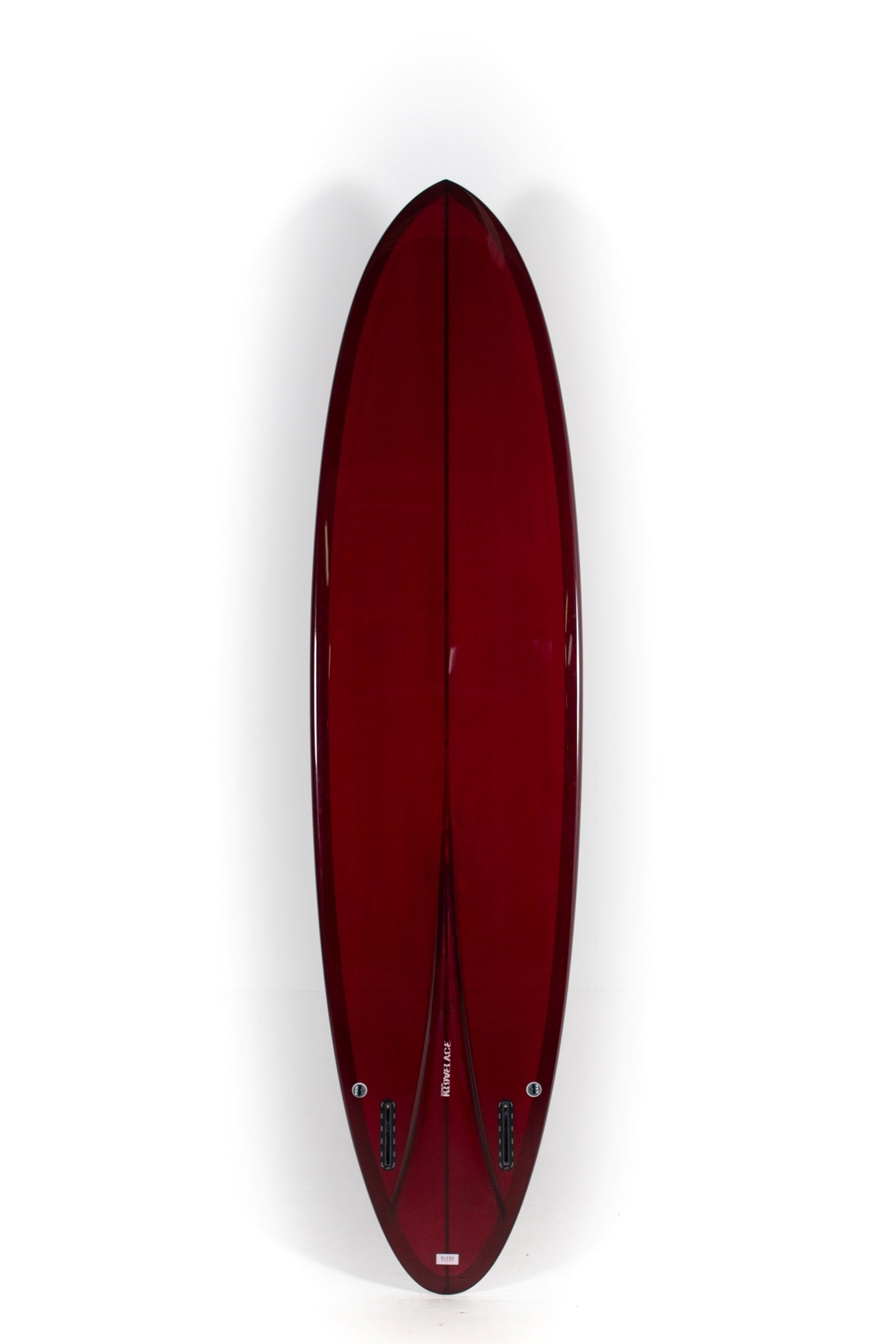 Red Lovemachine FM Surfboard with yellow logos size 7'8" at Happylifeshops-2