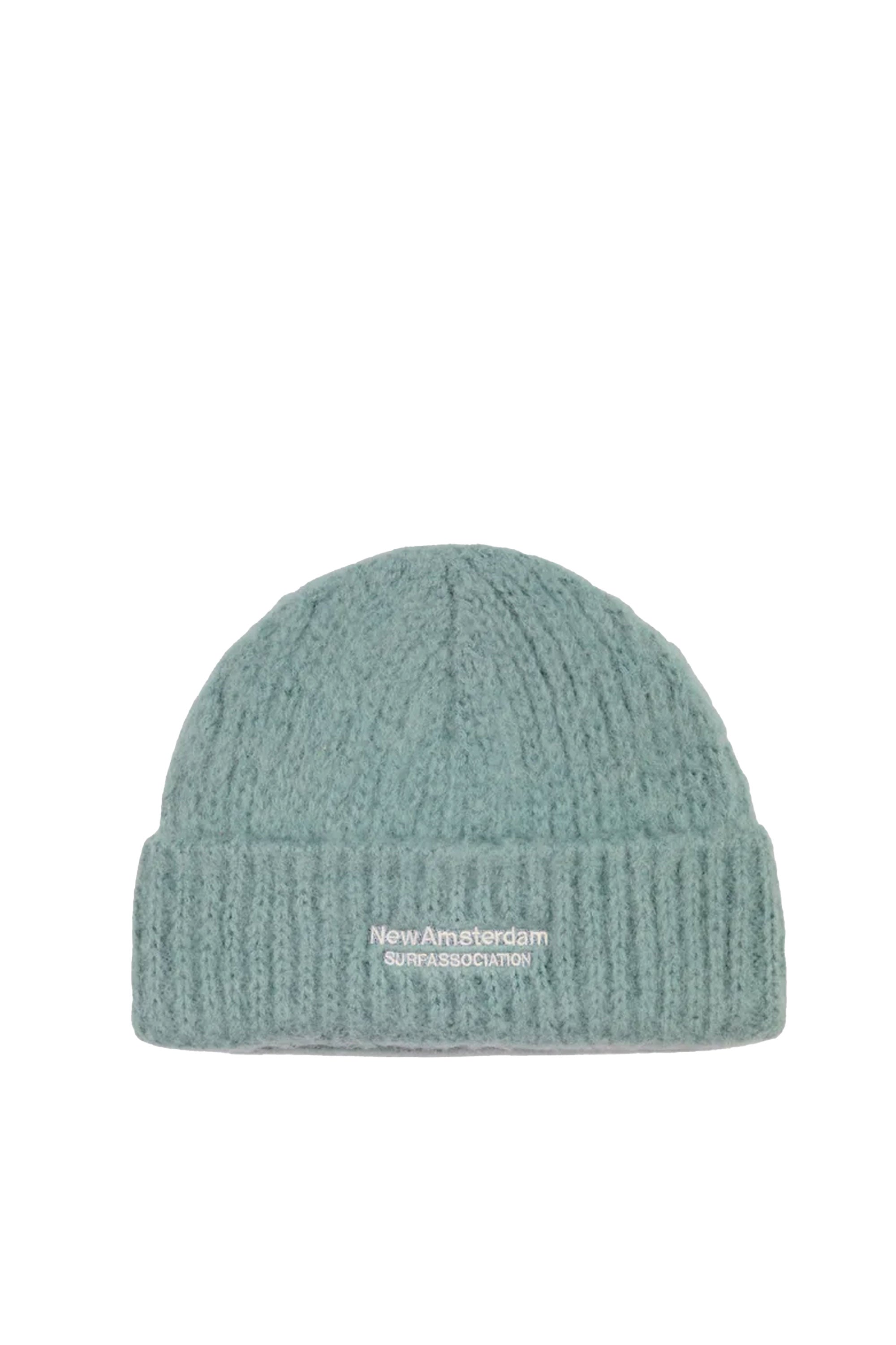 Blue beanie with 'New Amsterdam' logo Happylifeshops