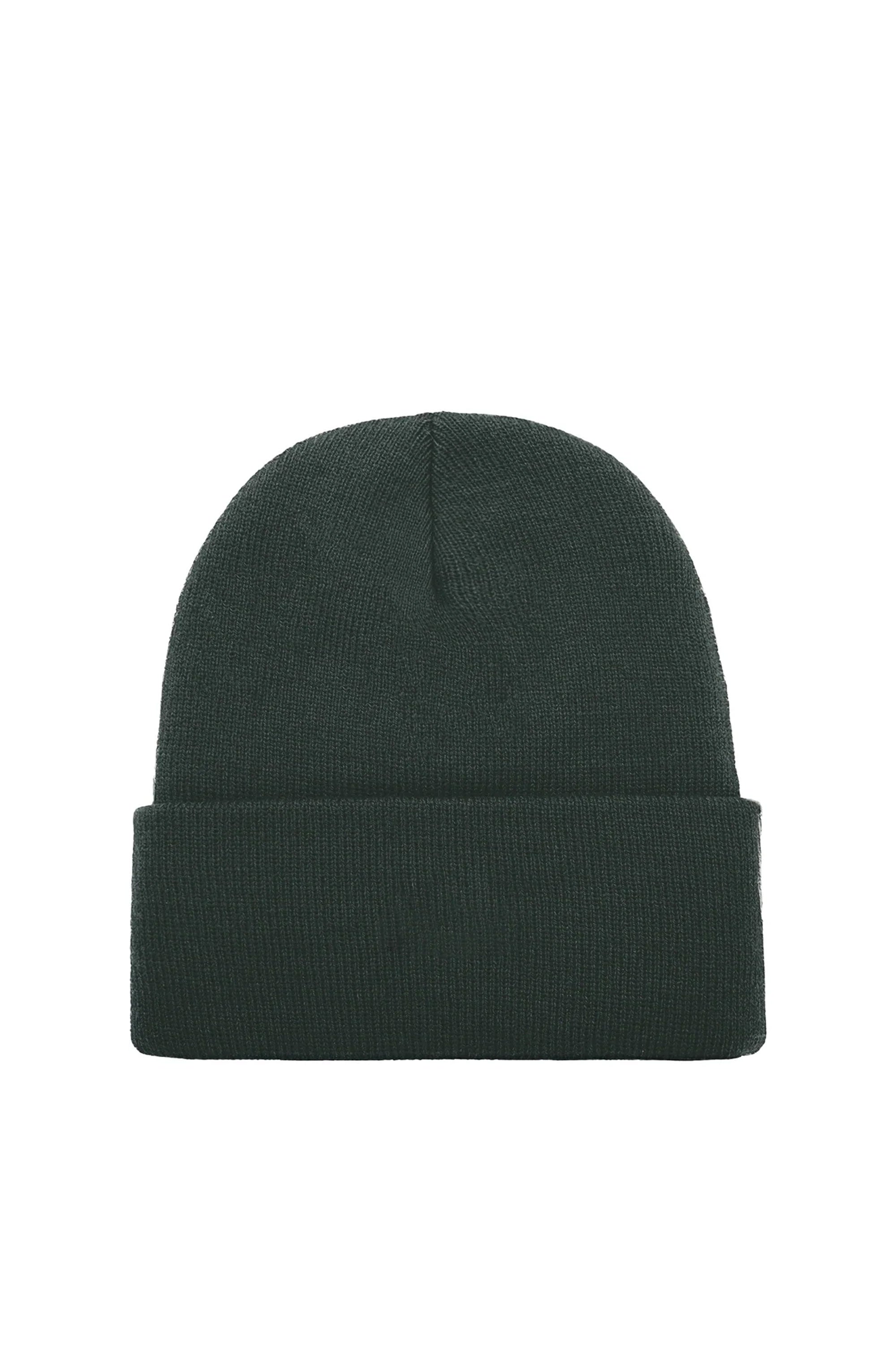 Pukas-Surf-Shop-Man-Beanie-On-Vacation-Members-Club-Beanie-Dark-Green-2