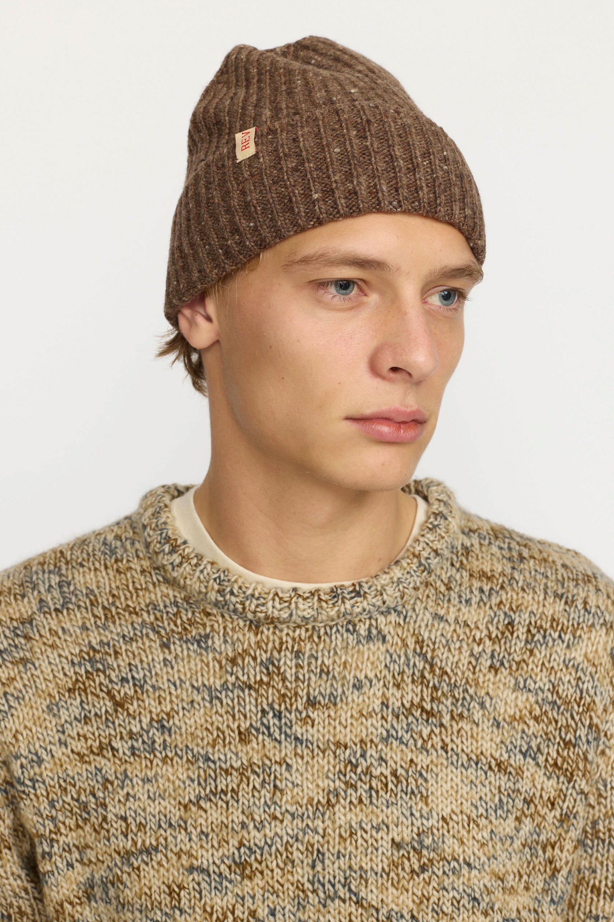 Revolution brown knit beanie Happylifeshops