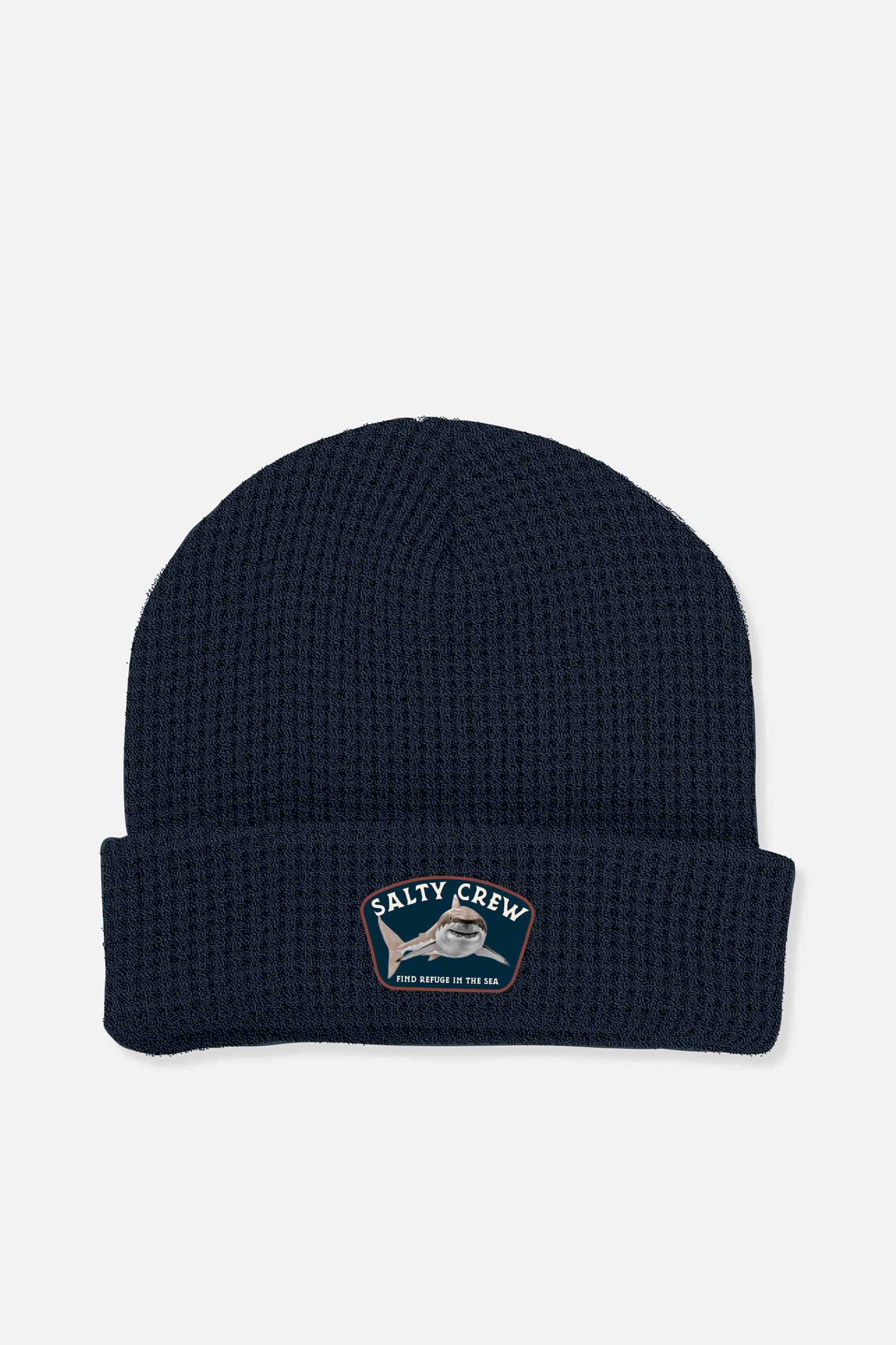 Happylifeshops Salty Crew knit beanie in dark navy