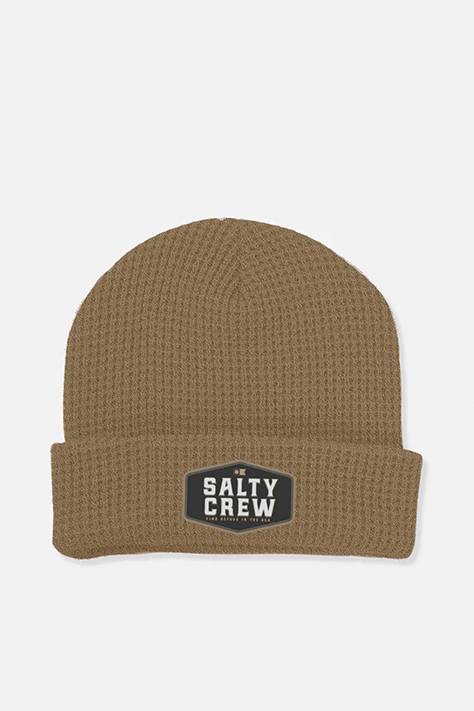 Happylifeshops Salty Crew knit beanie in khaki