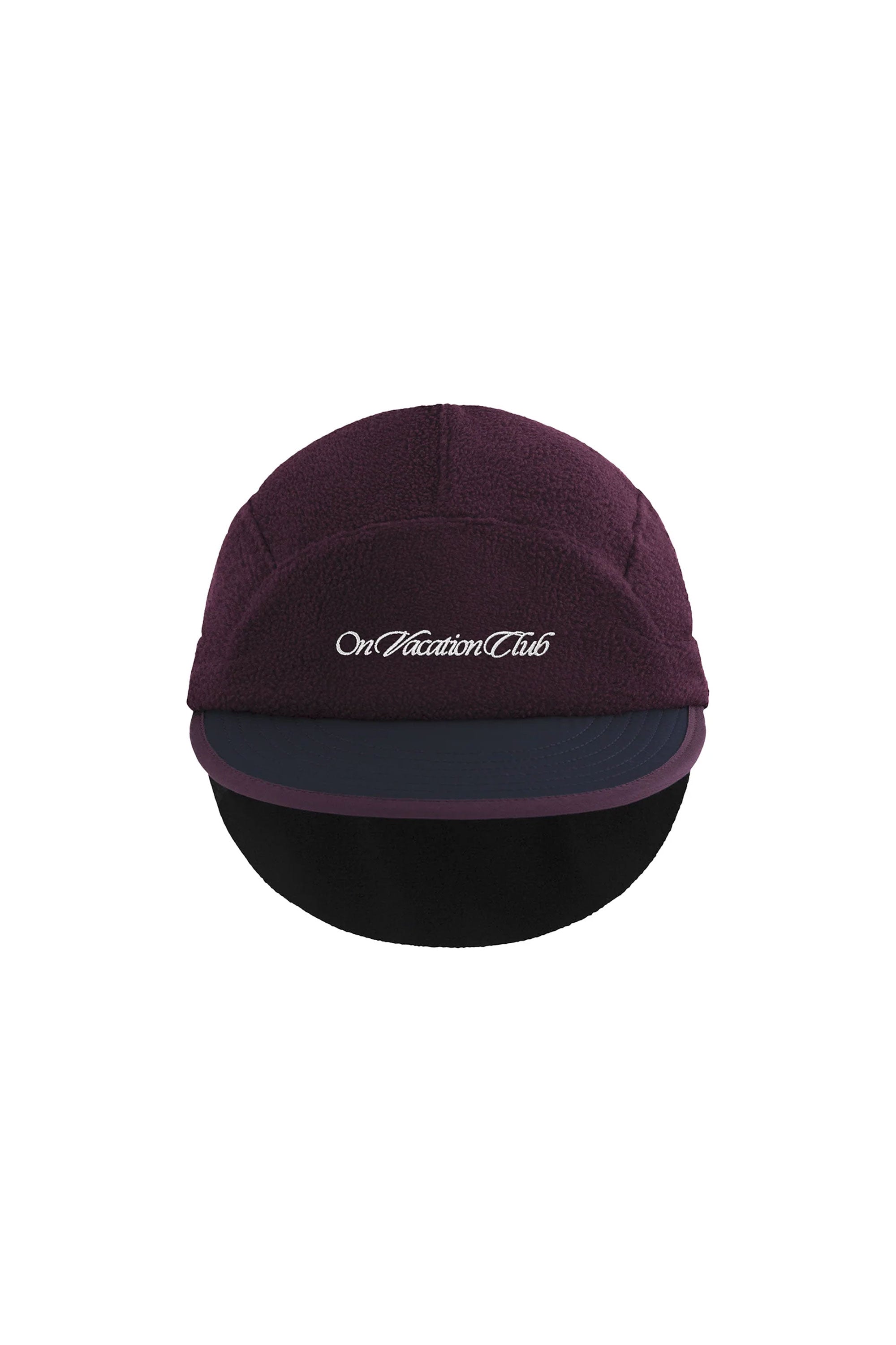 Pukas-Surf-Shop-Man-Cap-On-Vaction-Lets-Take-A-Trip-Fleece-Earflap-Cap-Burgundy-1