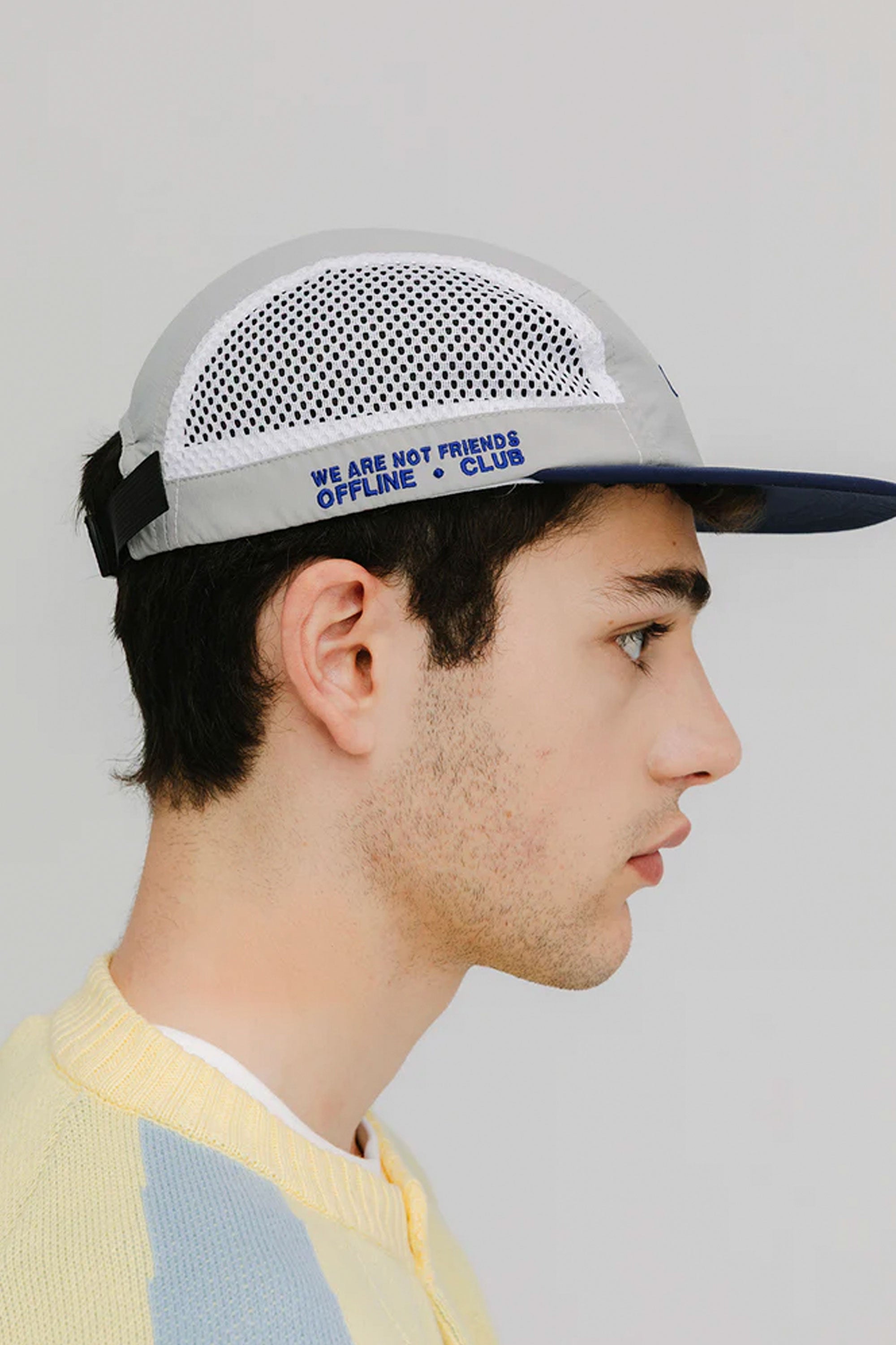 Happylifeshops Man Cap WANF Profile Wanf Grey White