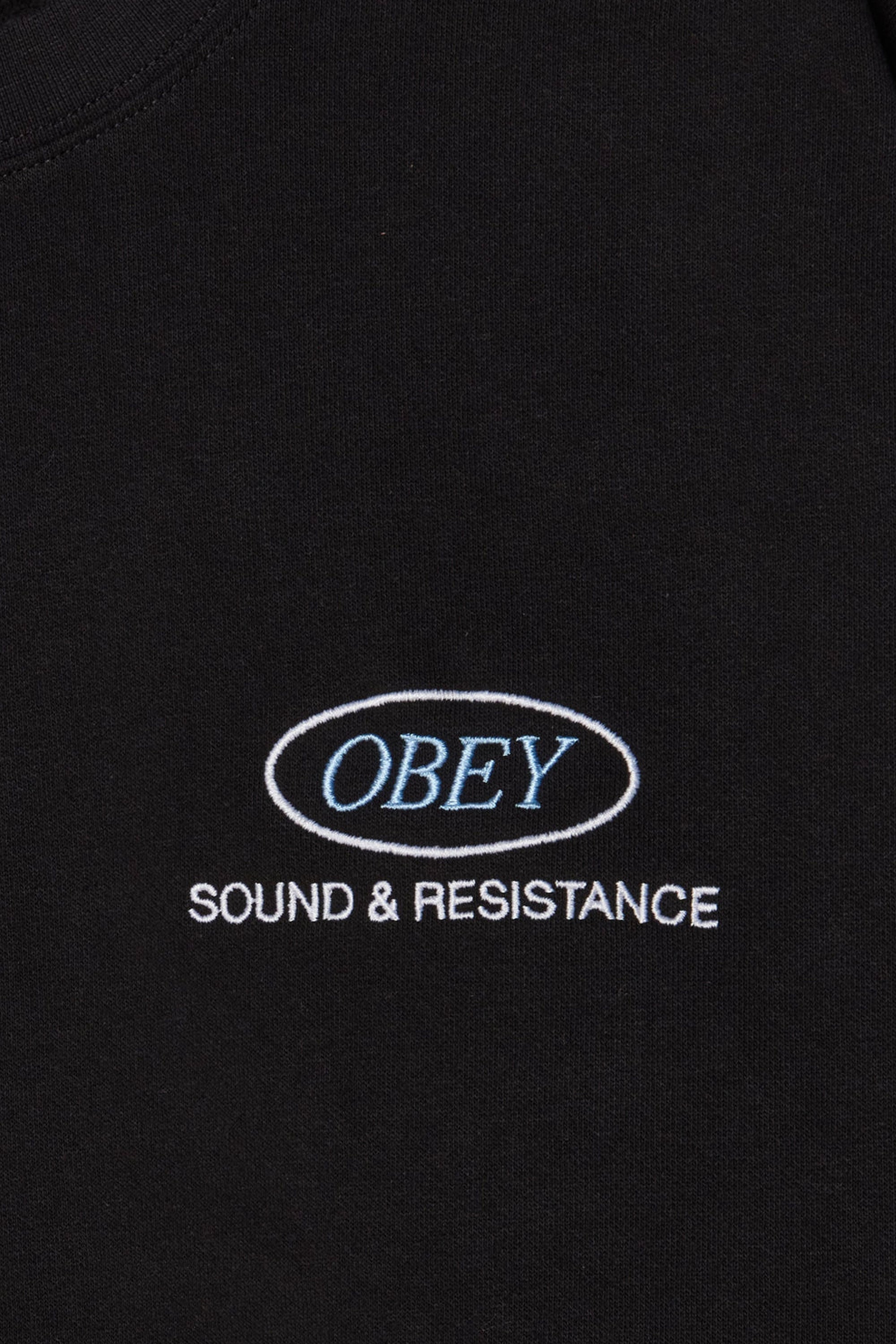 Happylifeshops OBEY OBEY Sound Crewneck in BLACK
