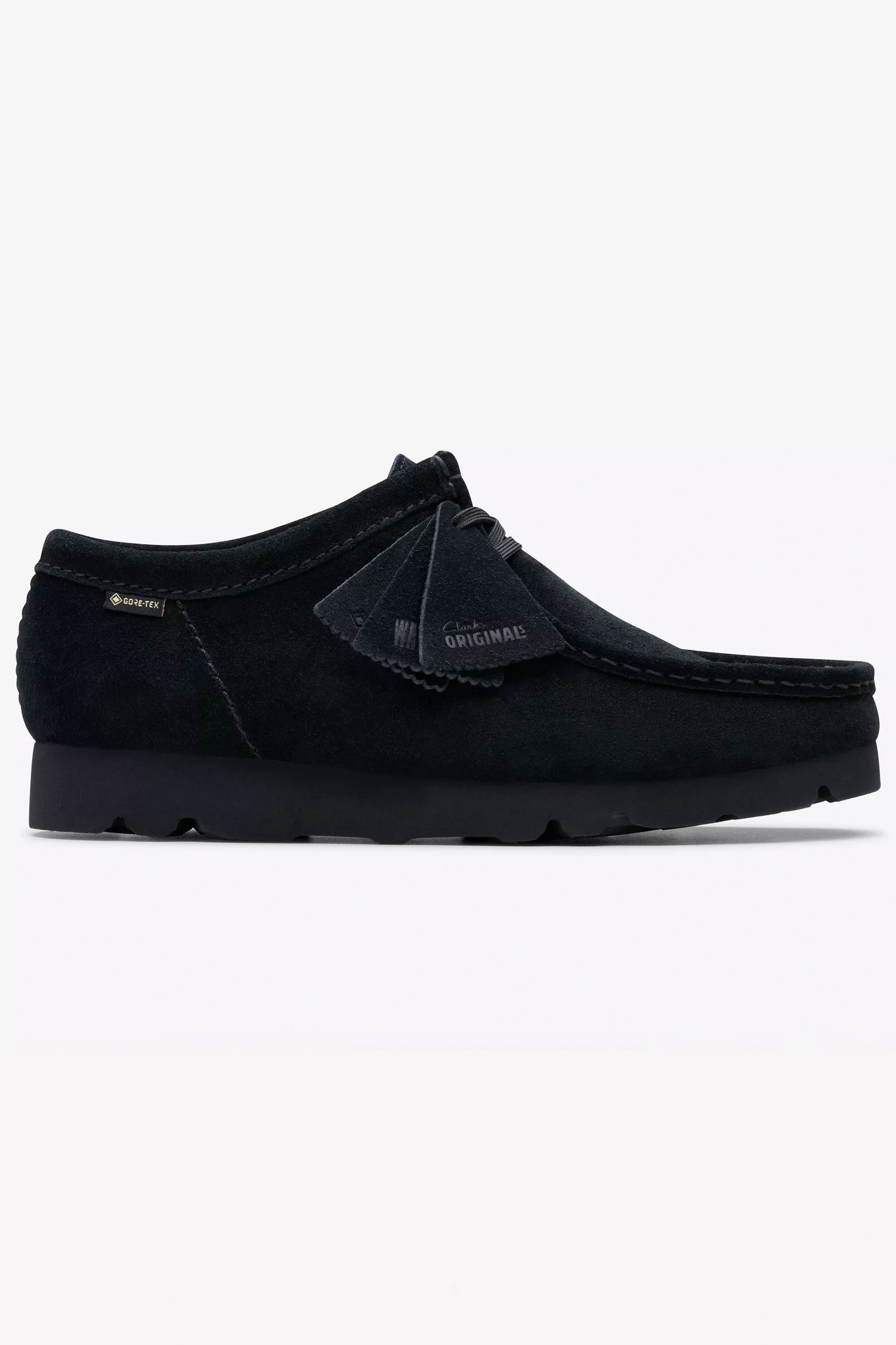 Happylifeshops Man Footwear Clarks Wallabee Gtx Black Suede