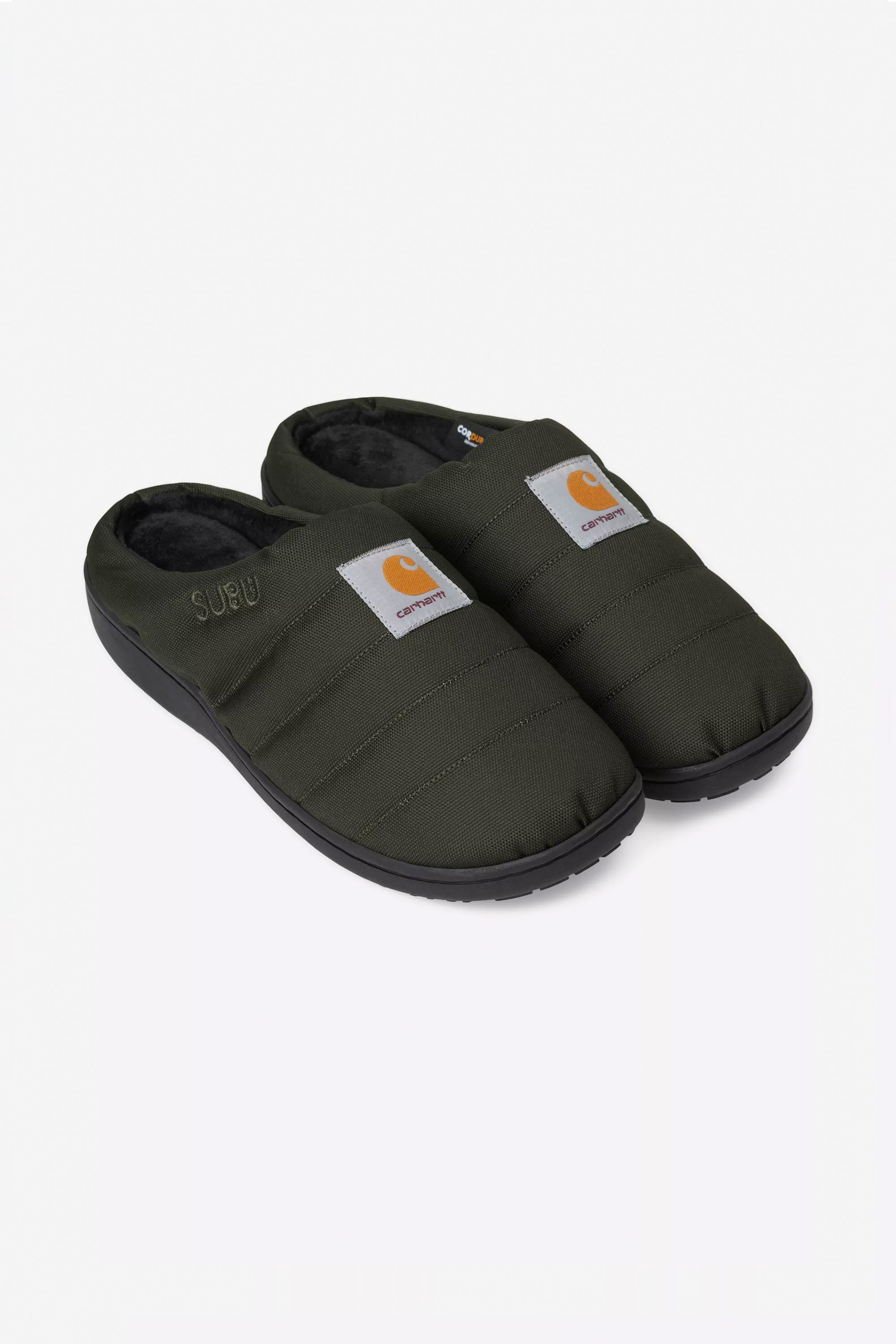 Happylifeshops Carhartt WIP Cordura Slippers Olive recycled Cordura® 4-layer pillow insert