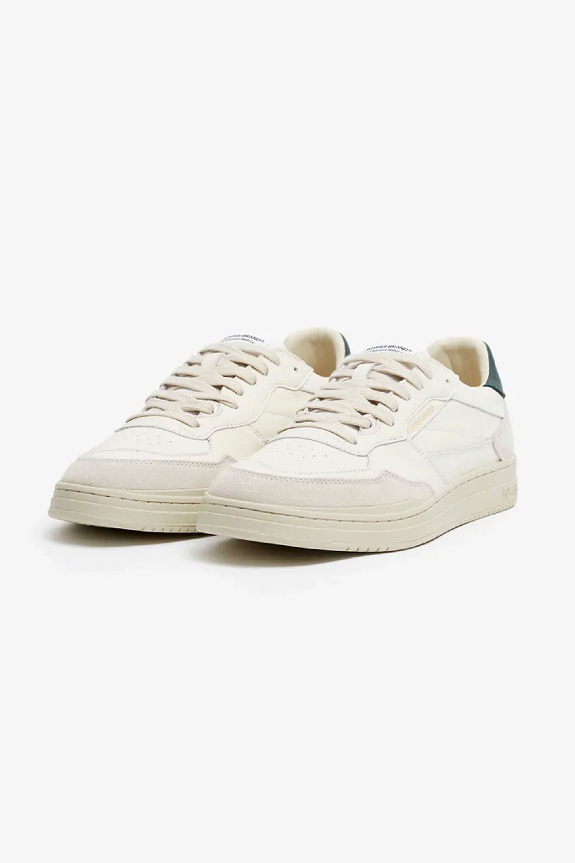 Pompeii White sneaker with a green accent Happylifeshops 