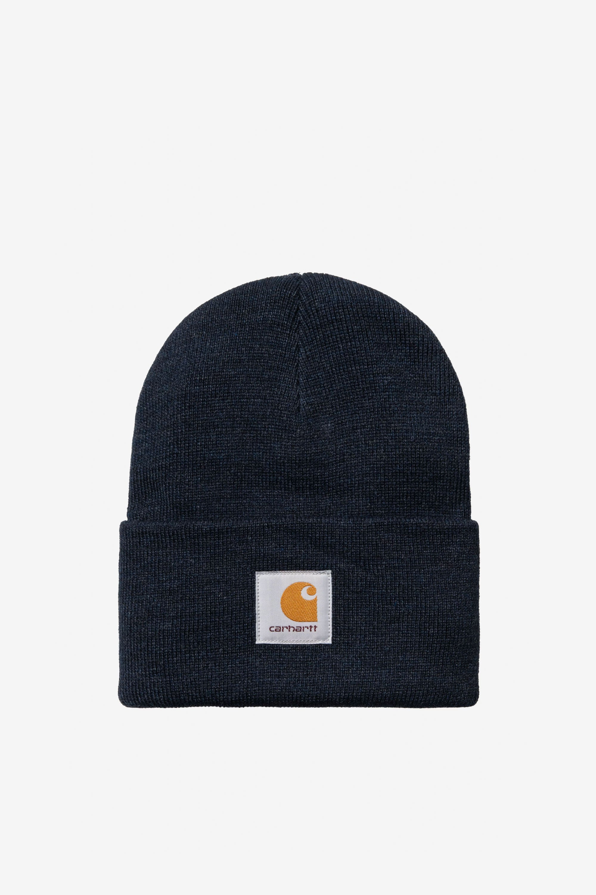 Happylifeshops Carhartt WIP stretch rib-knit beanie in dark navy heather