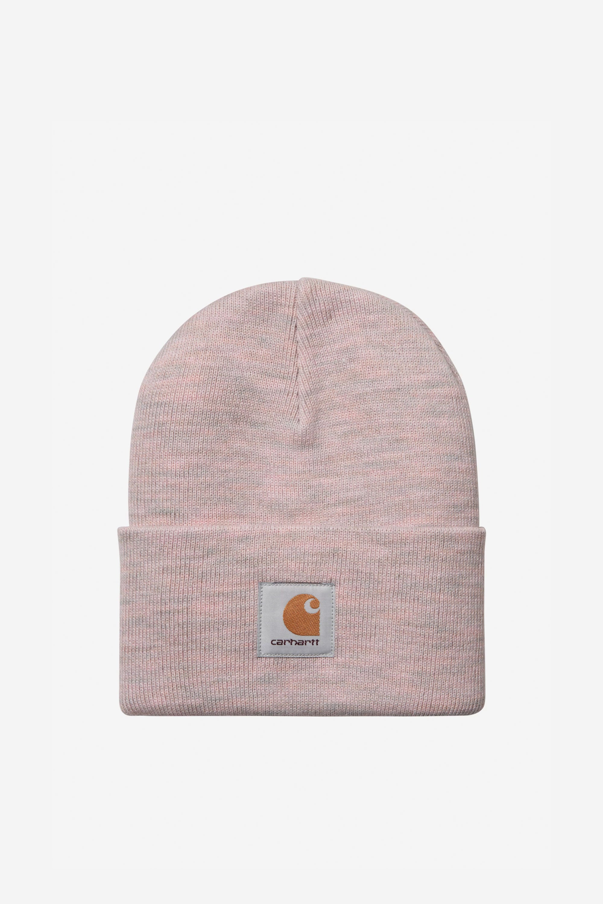 Happylifeshops Carhartt Wip rib knit beanie in Glassy Pink Heather