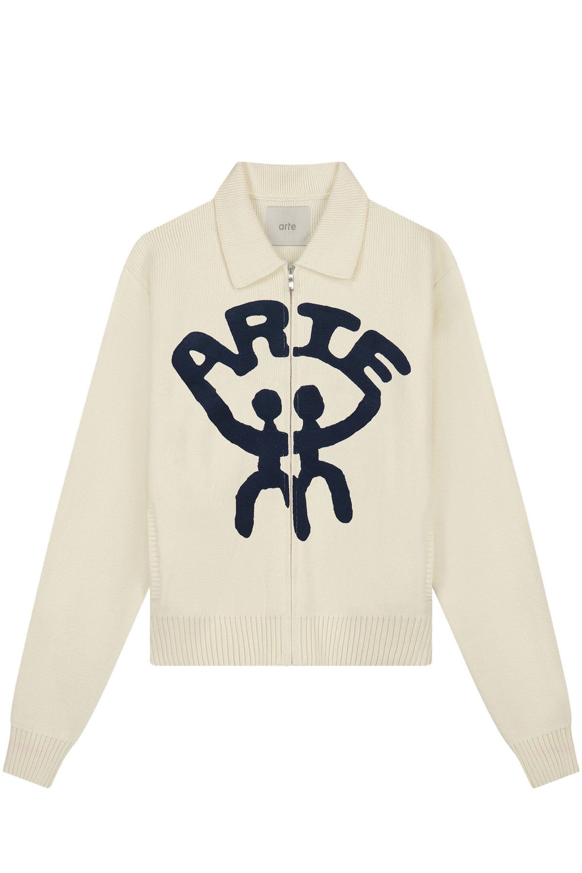 Happylifeshops Man Jacket Arte All Together Cardigan Cream