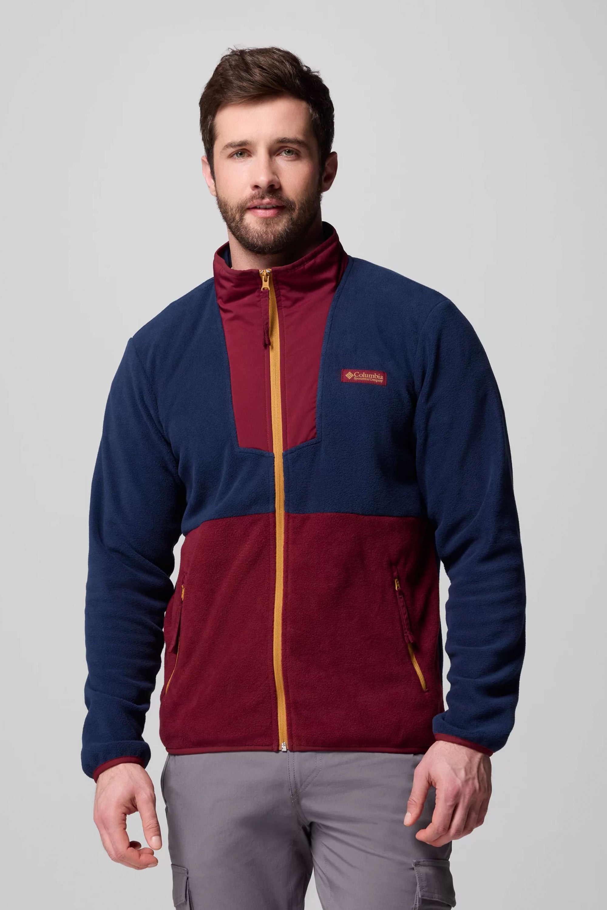 Happylifeshops Columbia Sequoia Grove fleece jacket in Rich Wine