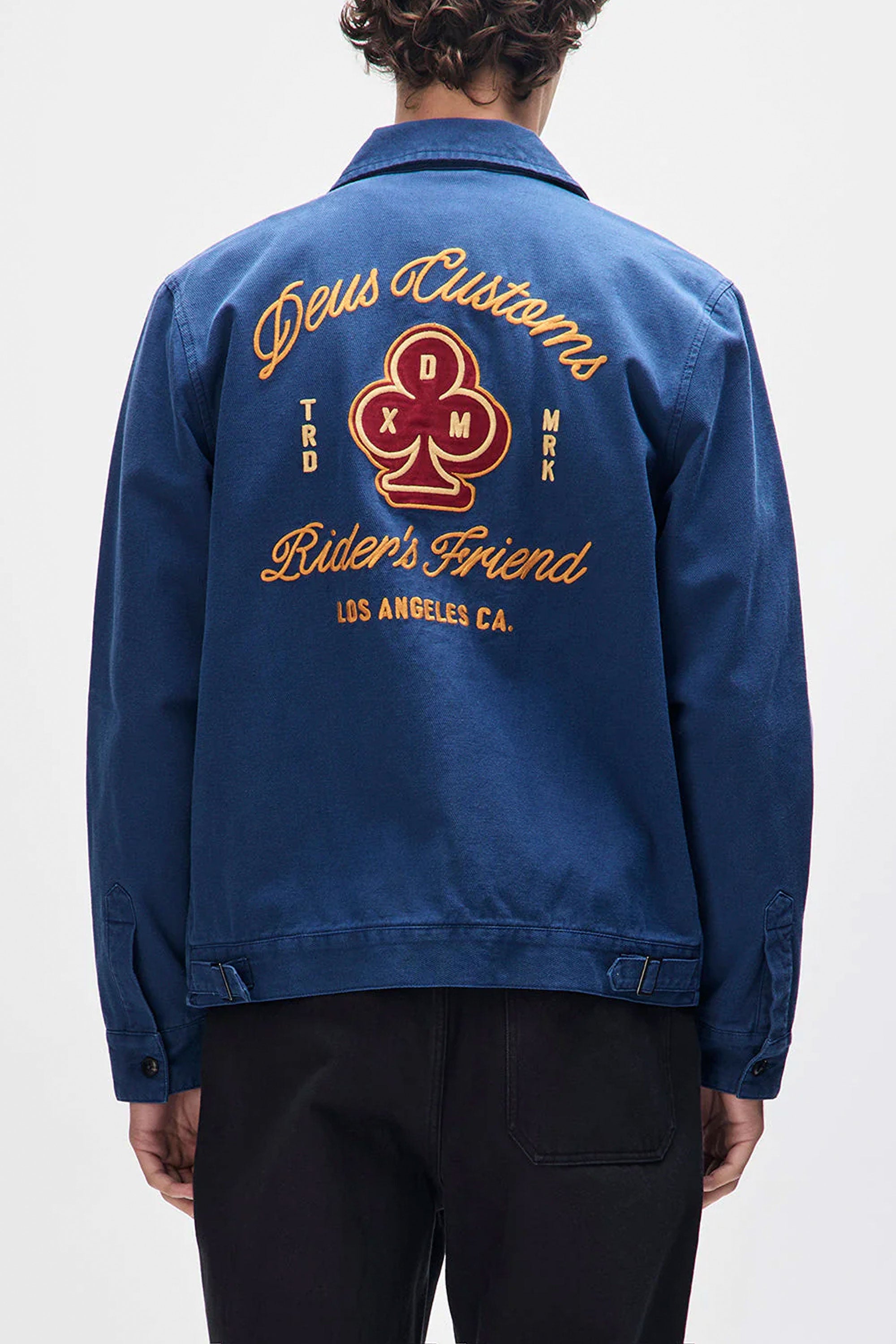 Happylifeshops Man Jacket Deus Basto Club Navy