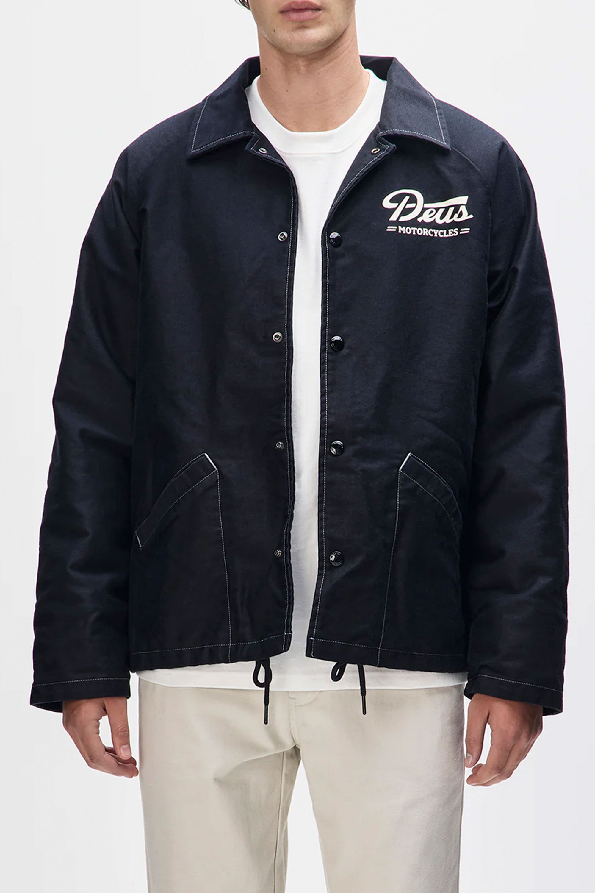 Happylifeshops Man Jacket Deus Silos Mechanic Black