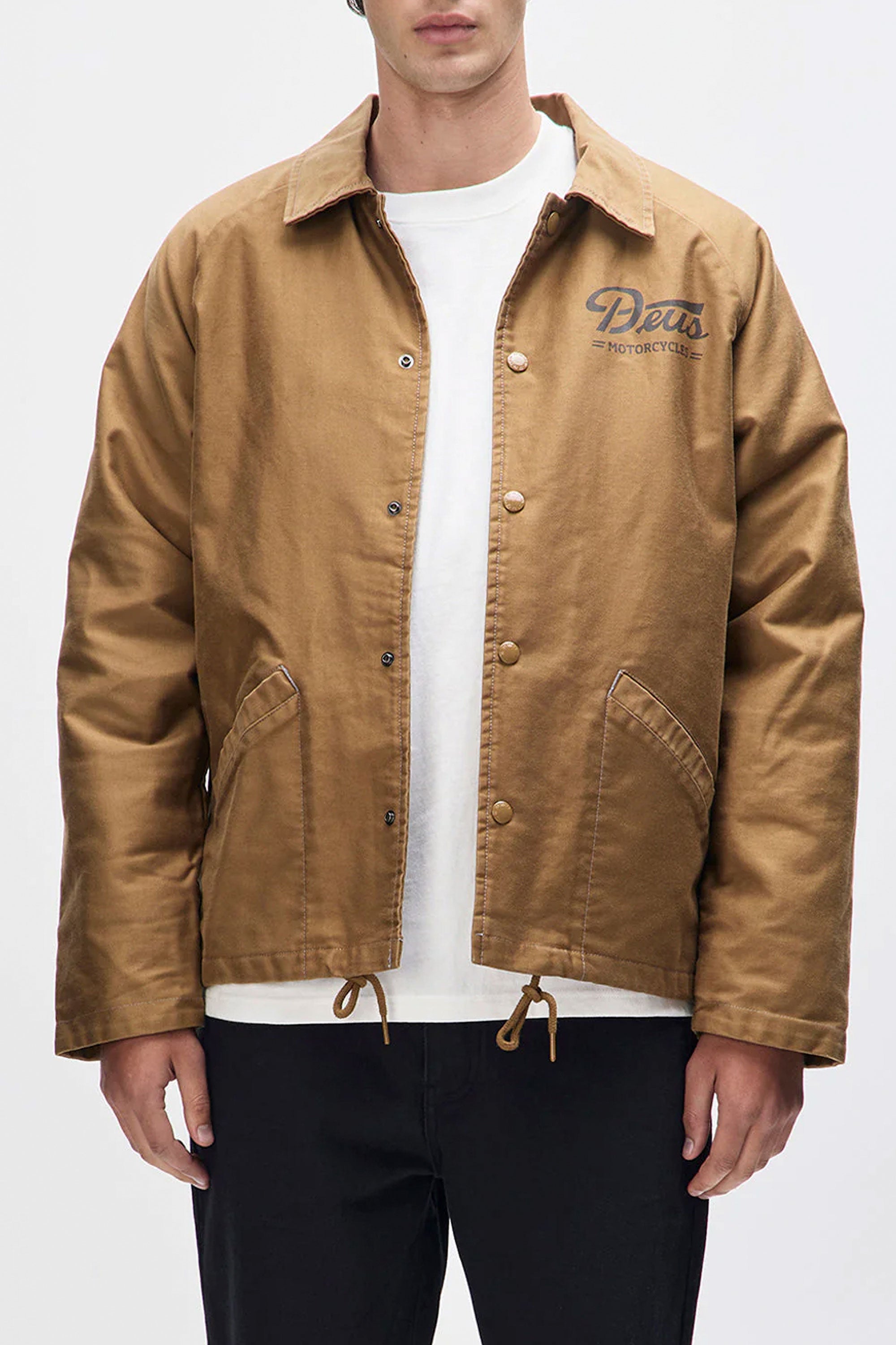 Happylifeshops Man Jacket Deus Silos Mechanic Bronze Brown