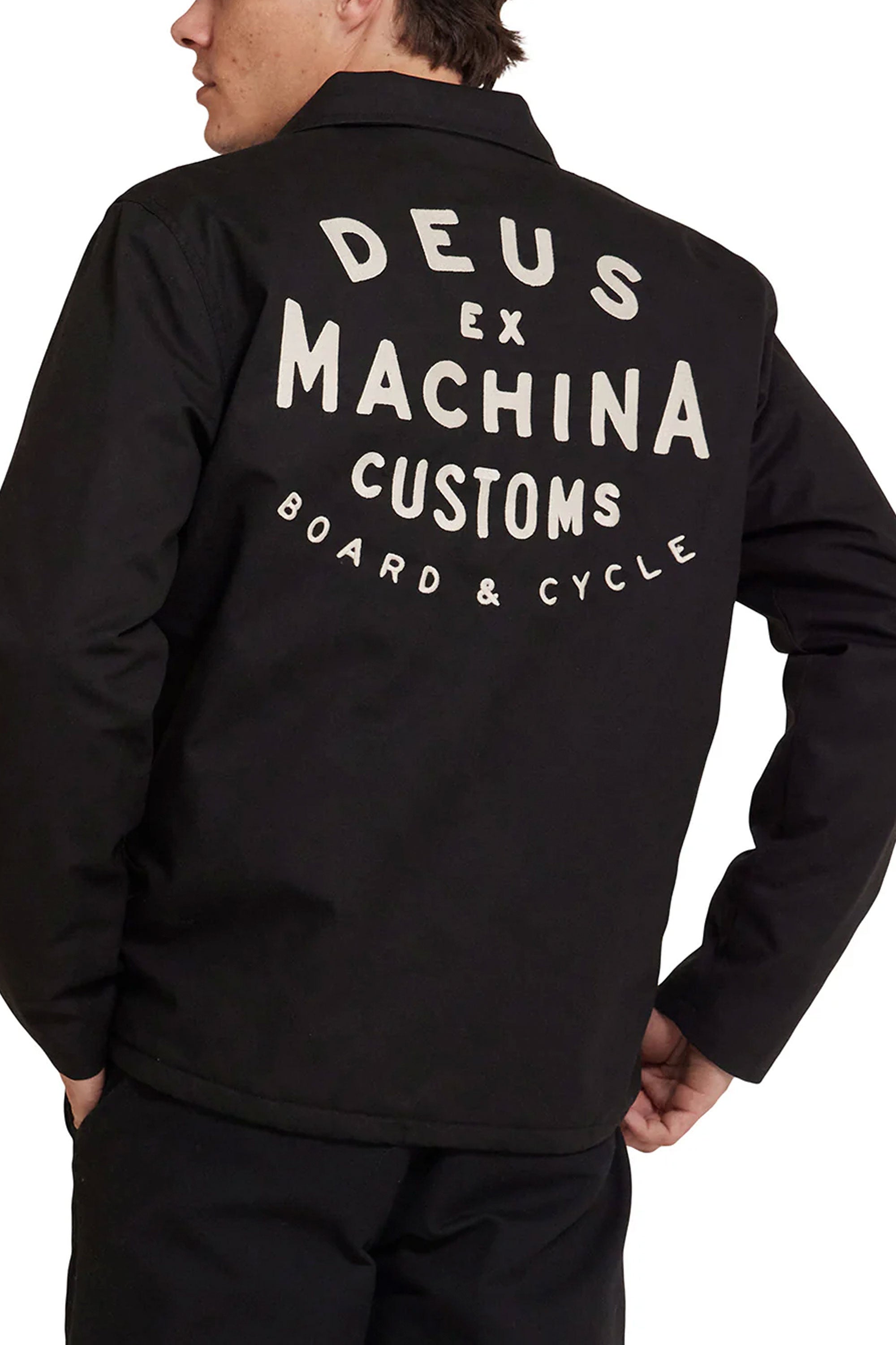 Happylifeshops Man Jacket Deus Workshop Coach Black