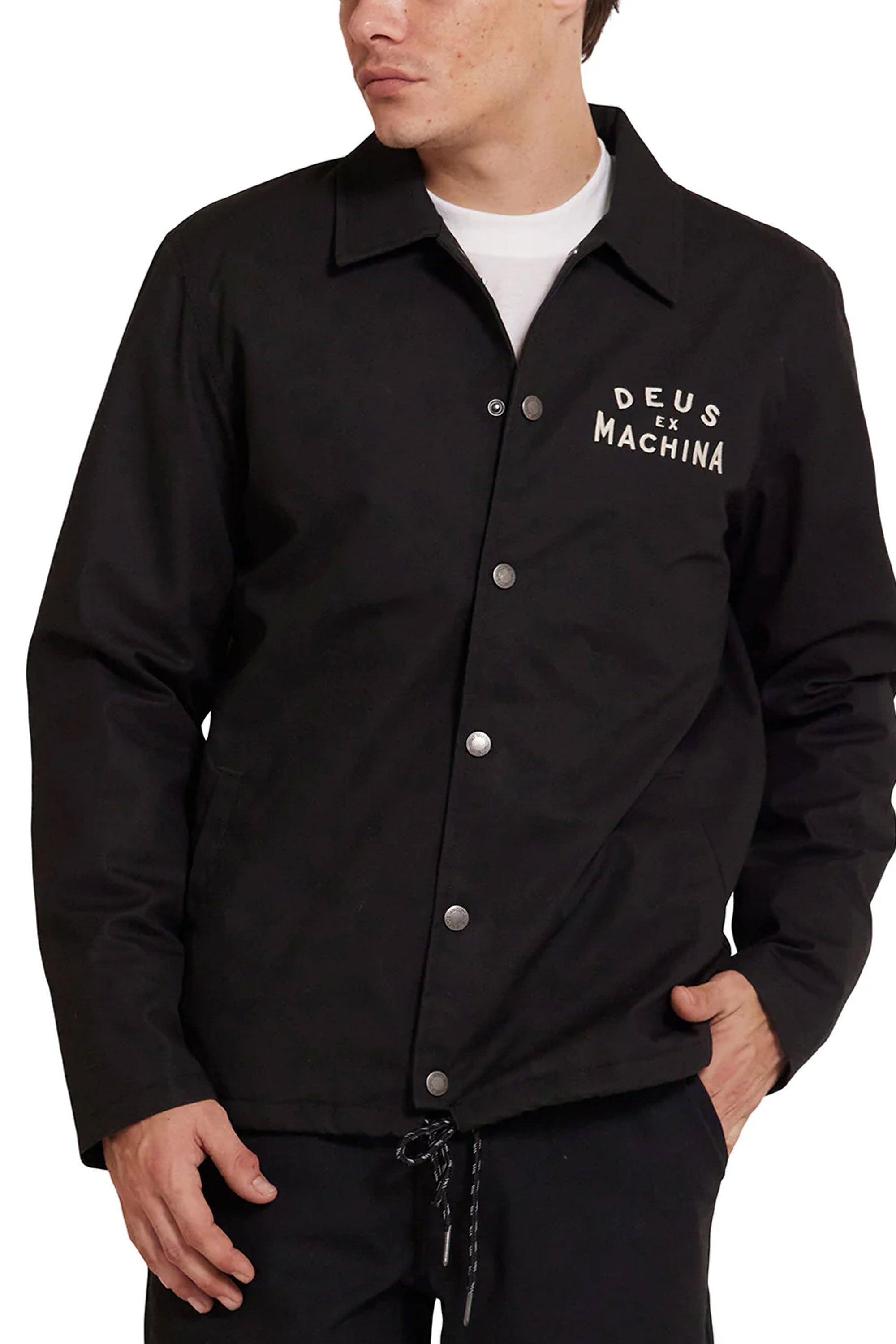 Happylifeshops Man Jacket Deus Workshop Coach Black