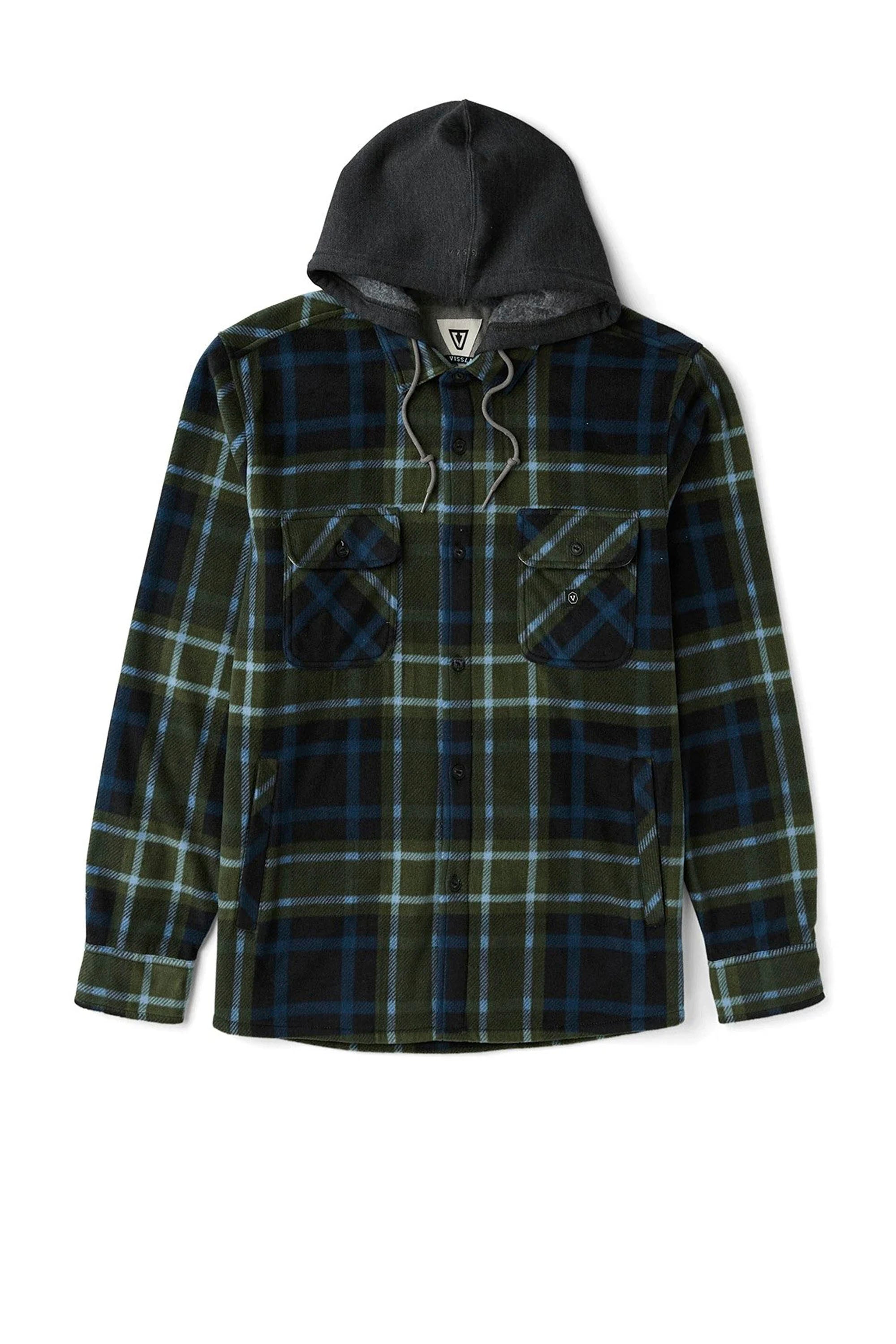 Happylifeshops Vissla Eco-ZY Shirt Jacket Rifle built-in hood relaxed layering piece