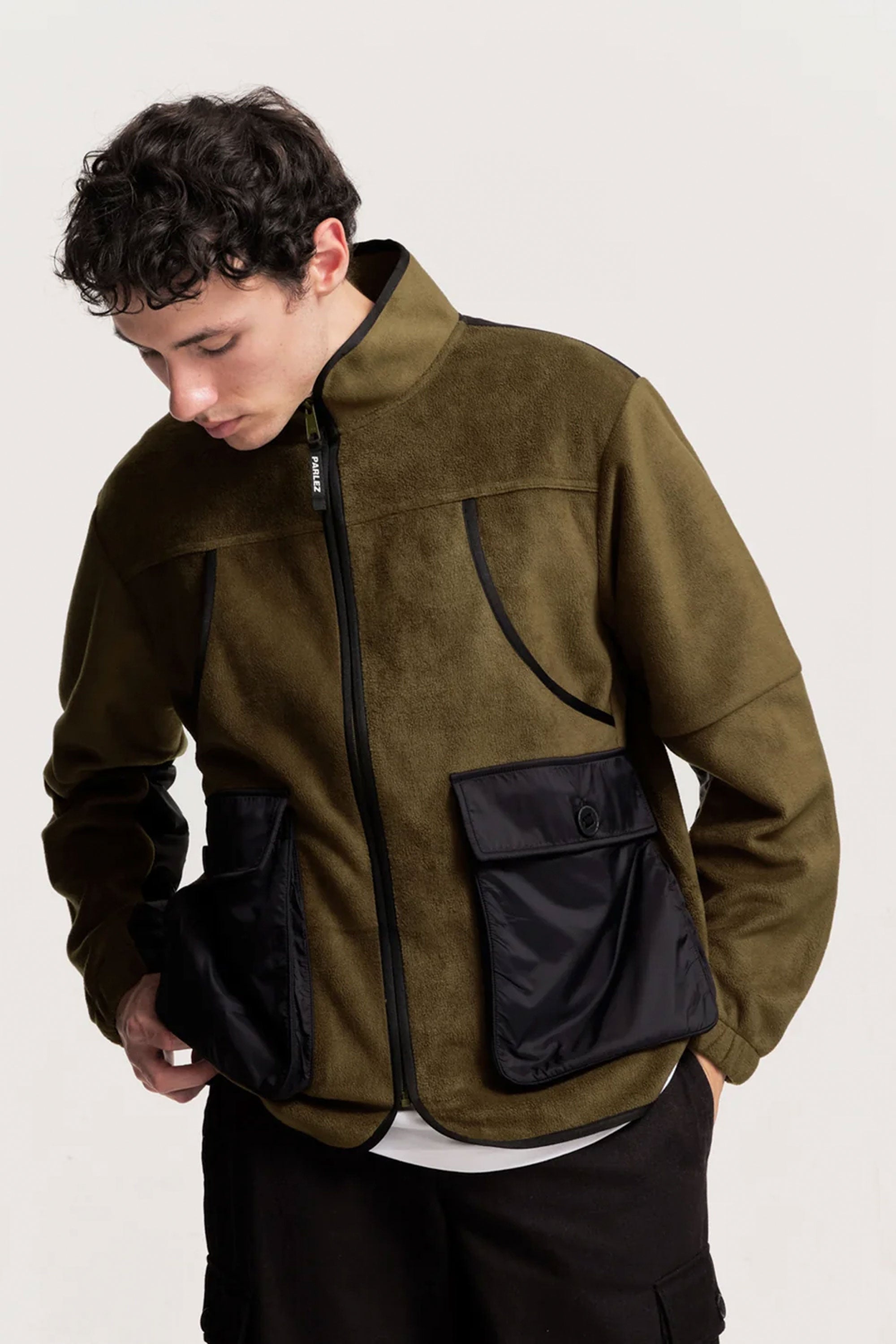 Happylifeshops Man Jacket Parlez Summit Fleece Moss 1