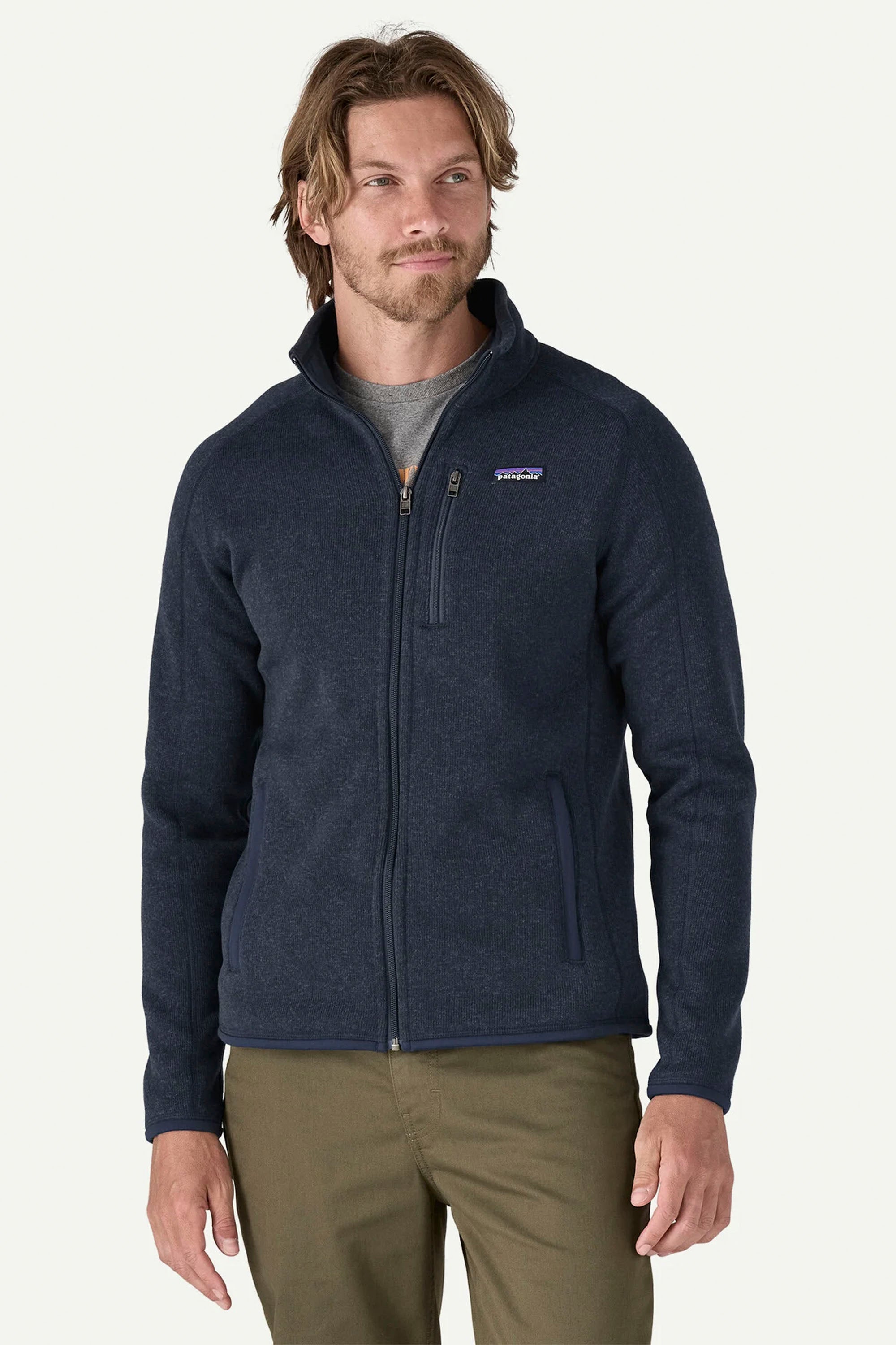 Happylifeshops Patagonia Men’s Better Sweater Fleece Jacket in New Navy