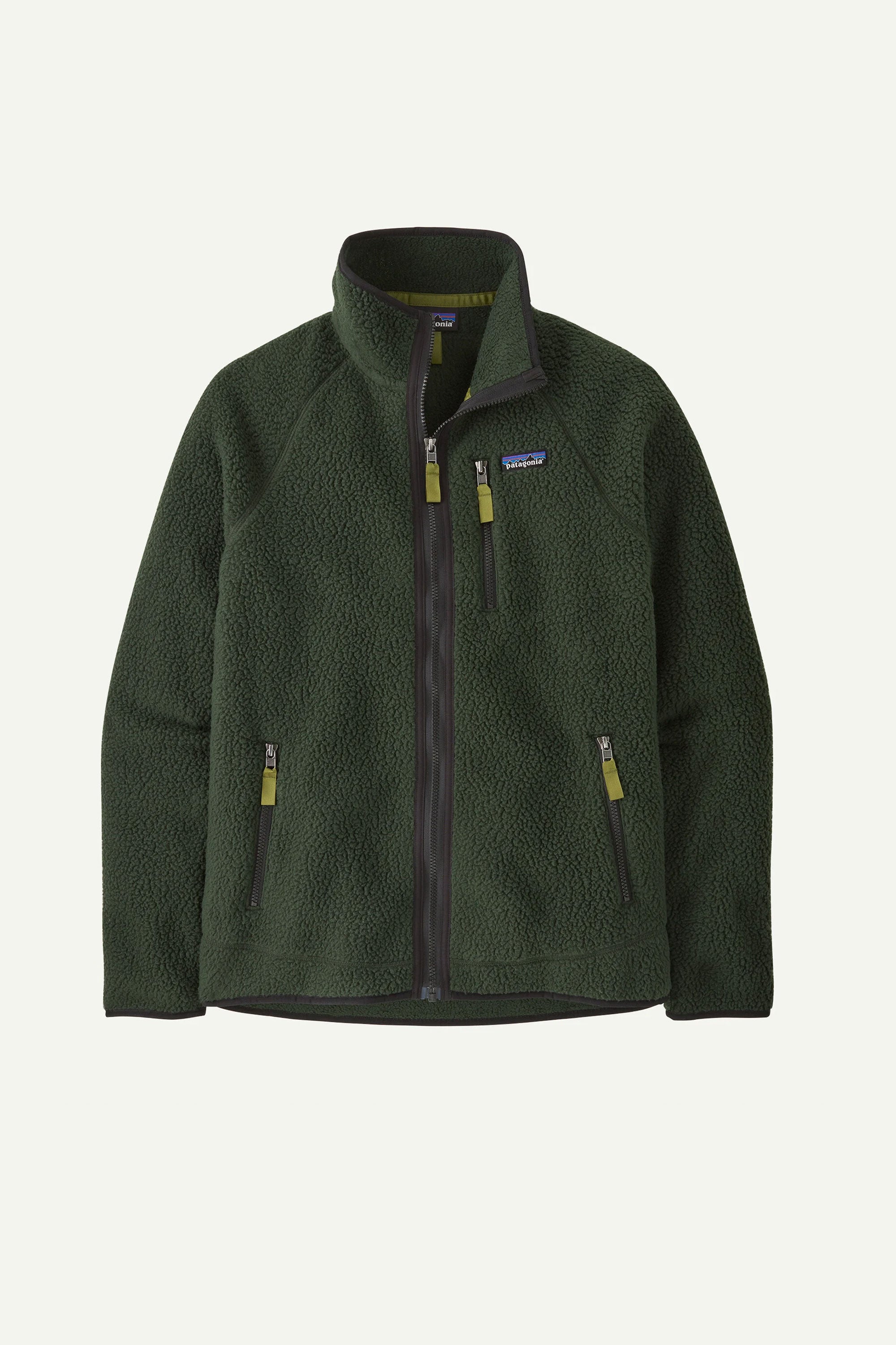 Happylifeshops Patagonia Men’s Retro Pile Fleece Jacket in Old Growth Green