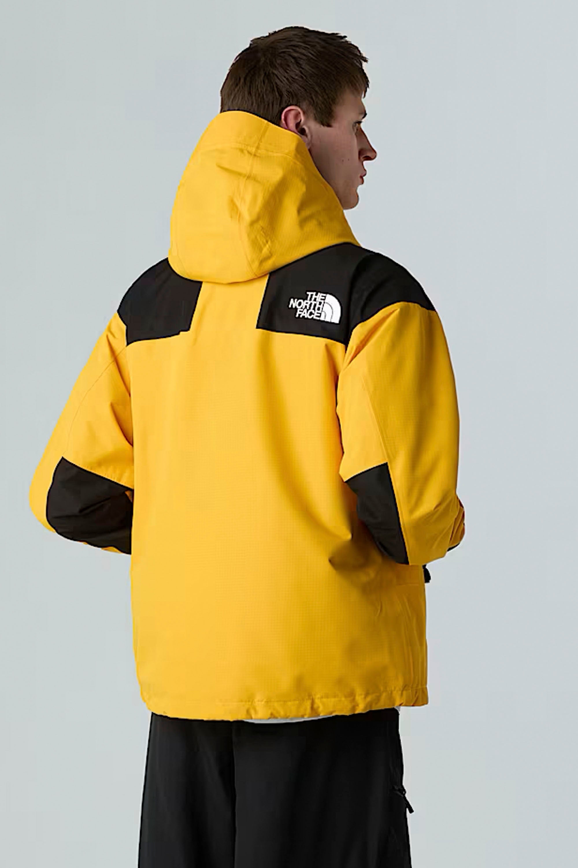 Happylifeshops The North Face DryVent Mono Mountain Jacket in Summit Gold / TNF Black