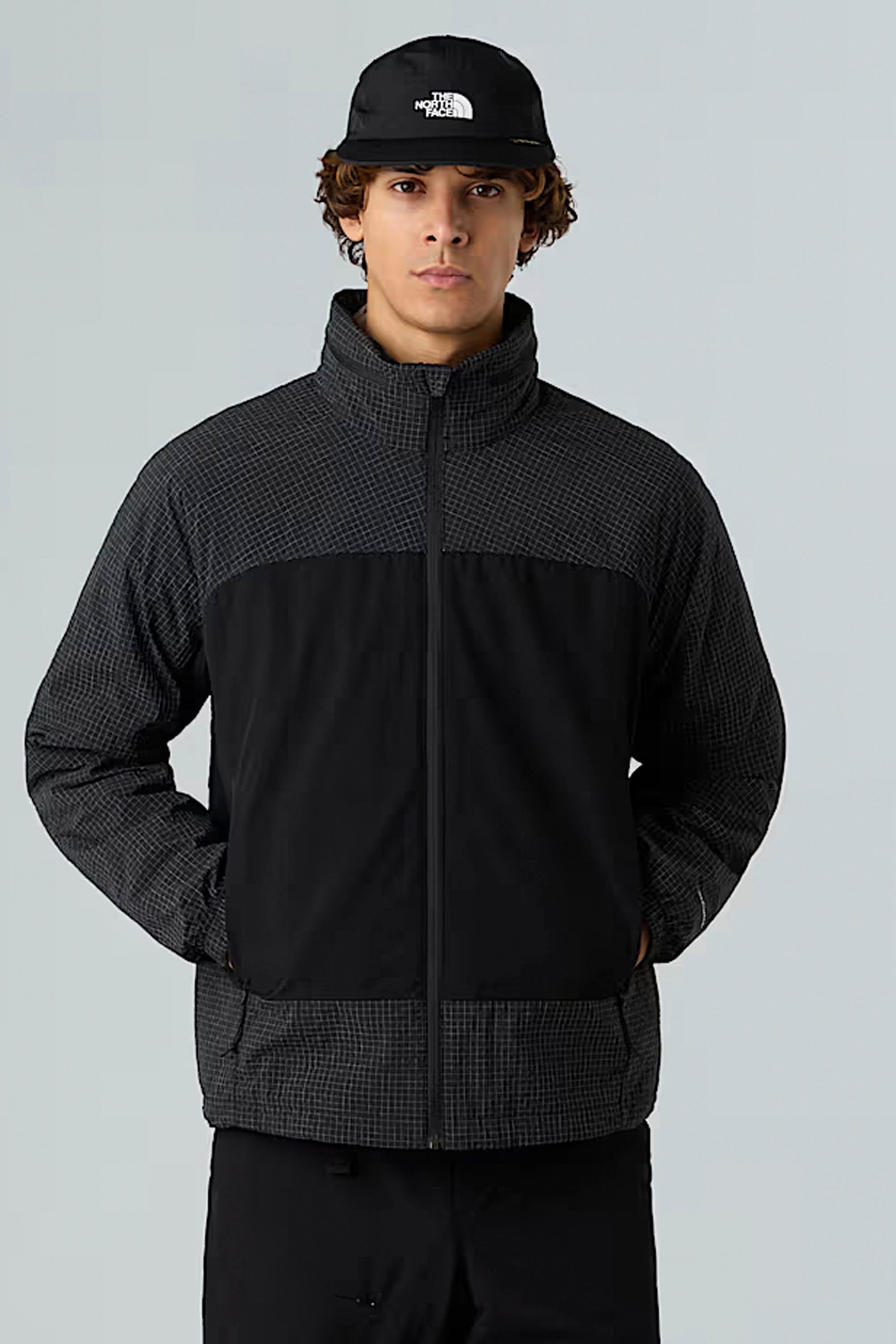 Happylifeshops The North Face Men’s HKe Utility Wind Jacket in TNF Black