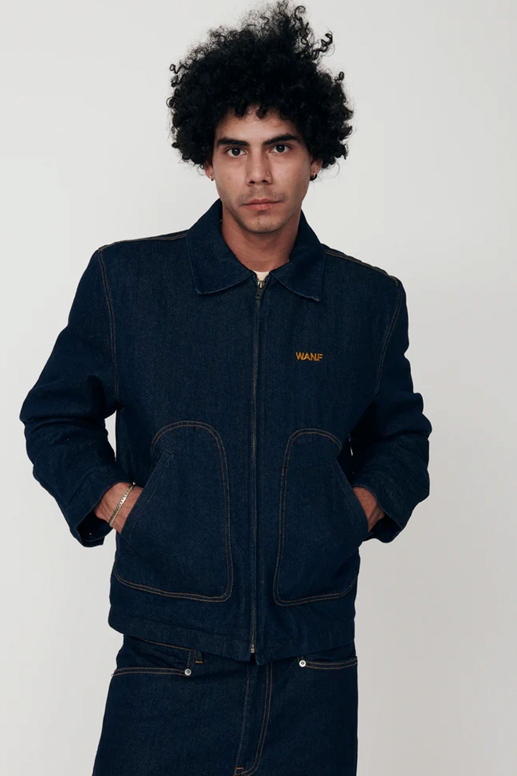 Happylifeshops Man Jacket WANF Club Denim Deep Night